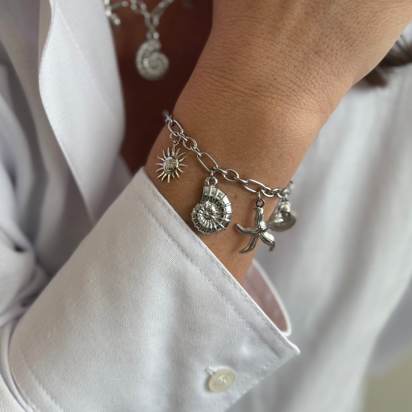 Sedna - Bracelet Multi Pampilles - doré ou argent