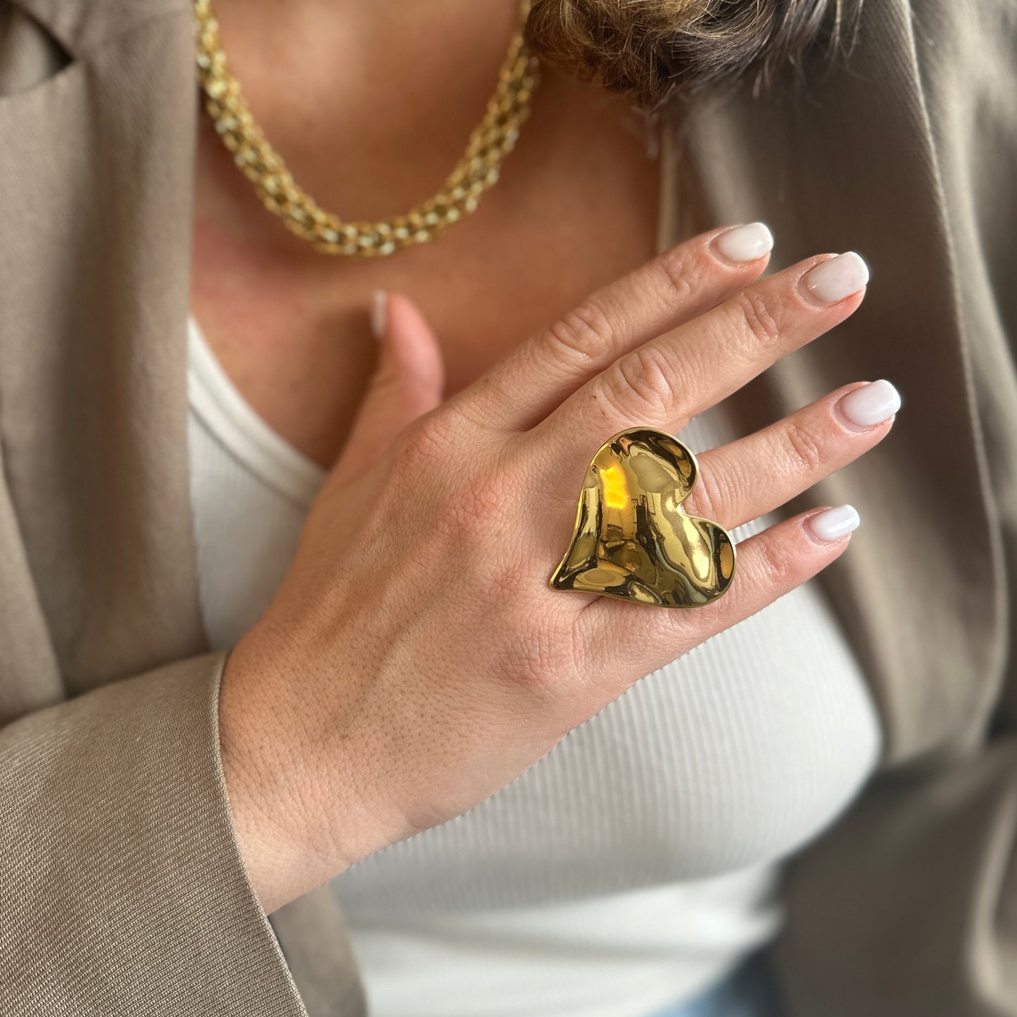 Maxi bague Cœur
