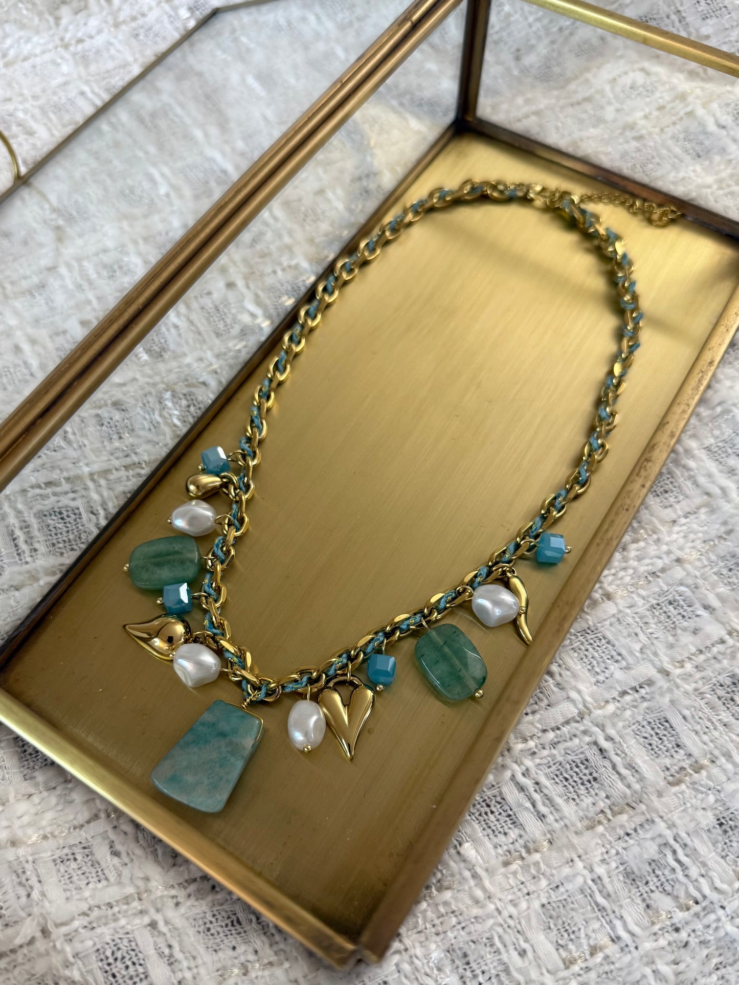 Anastasia Turquoise - Multi Pampilles