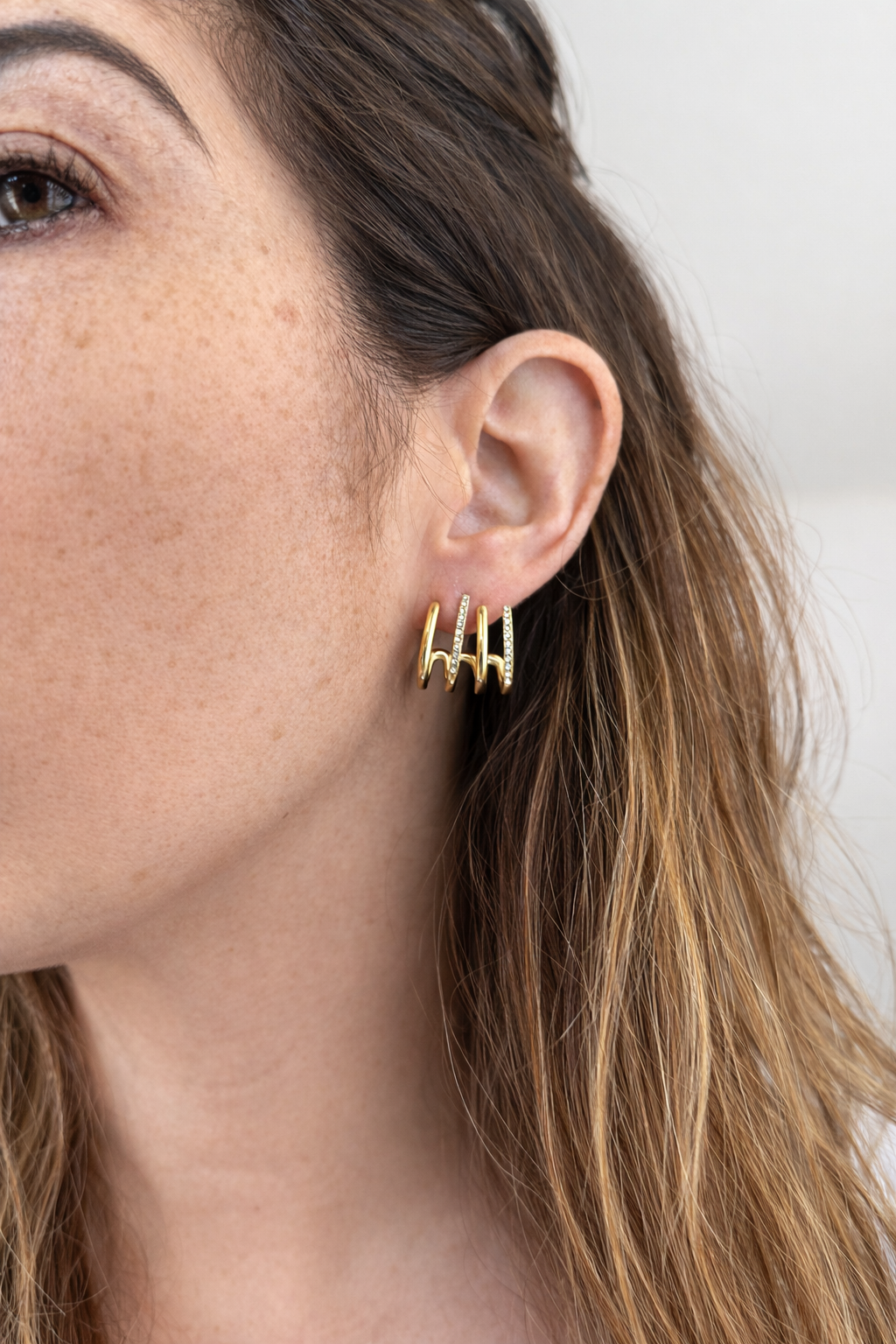 Boucles d’oreilles Cali - doré ou argent