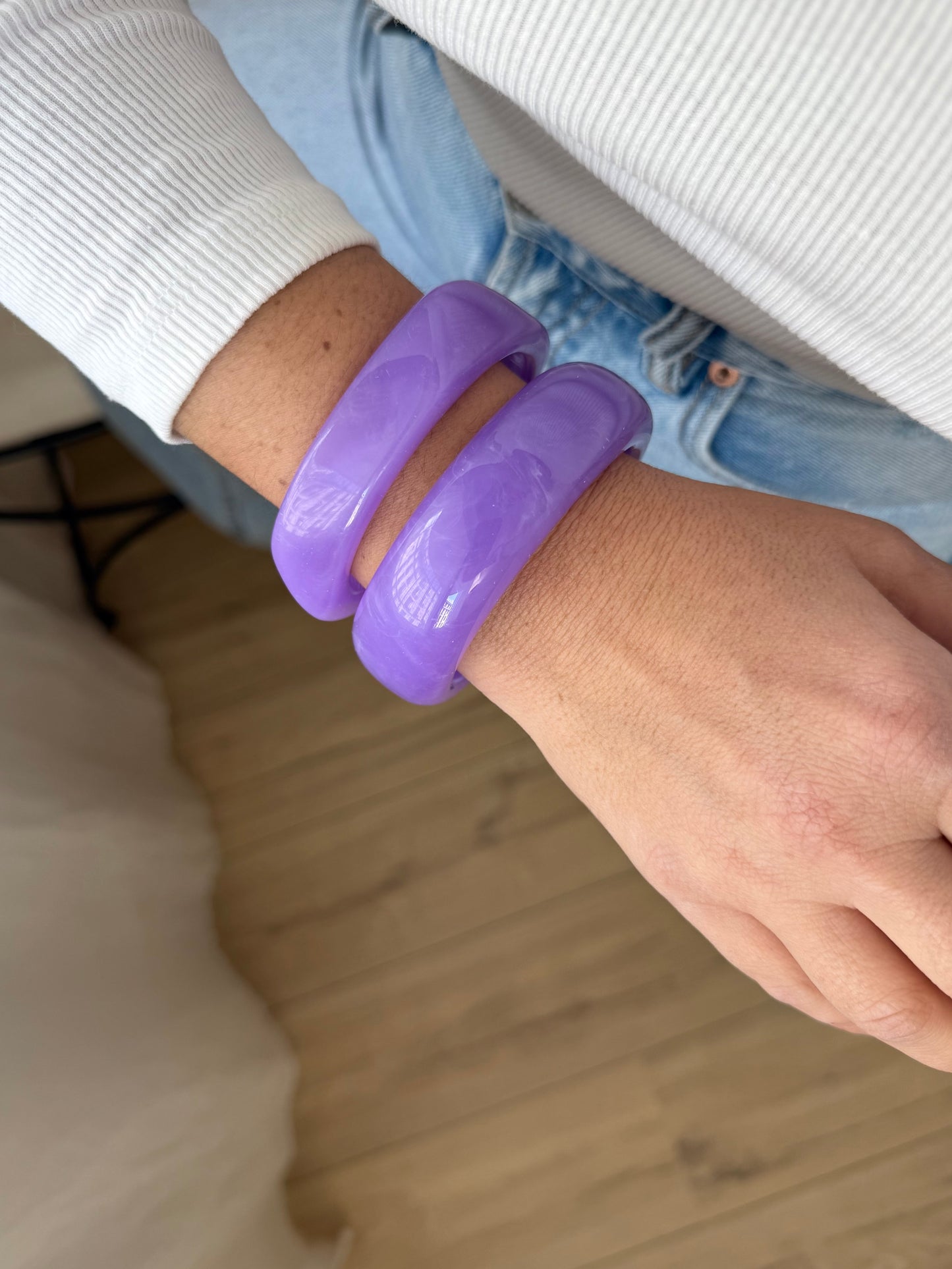 Ivana - Duo de Maxi Joncs - violet