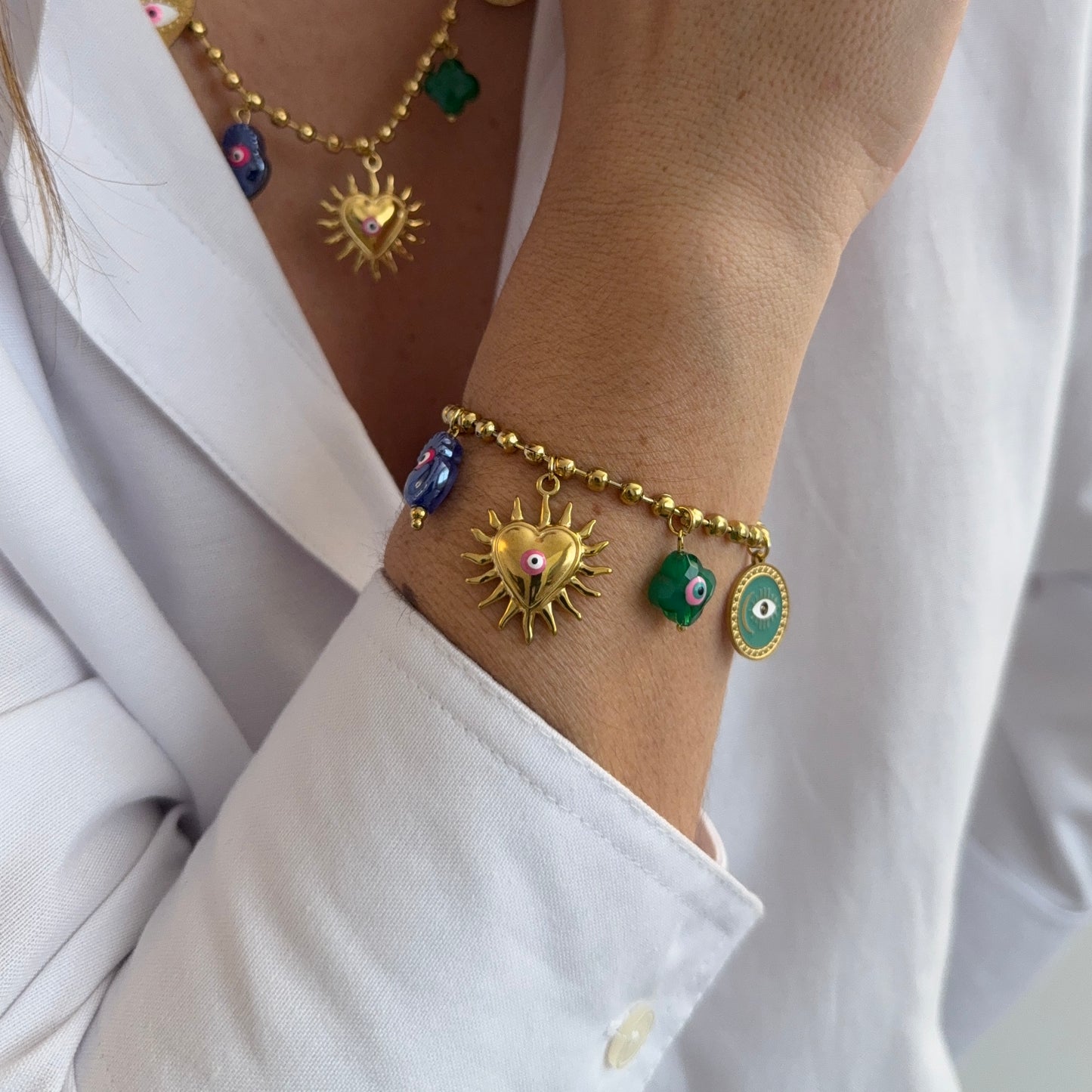 Elya - Bracelet Multi Pampilles