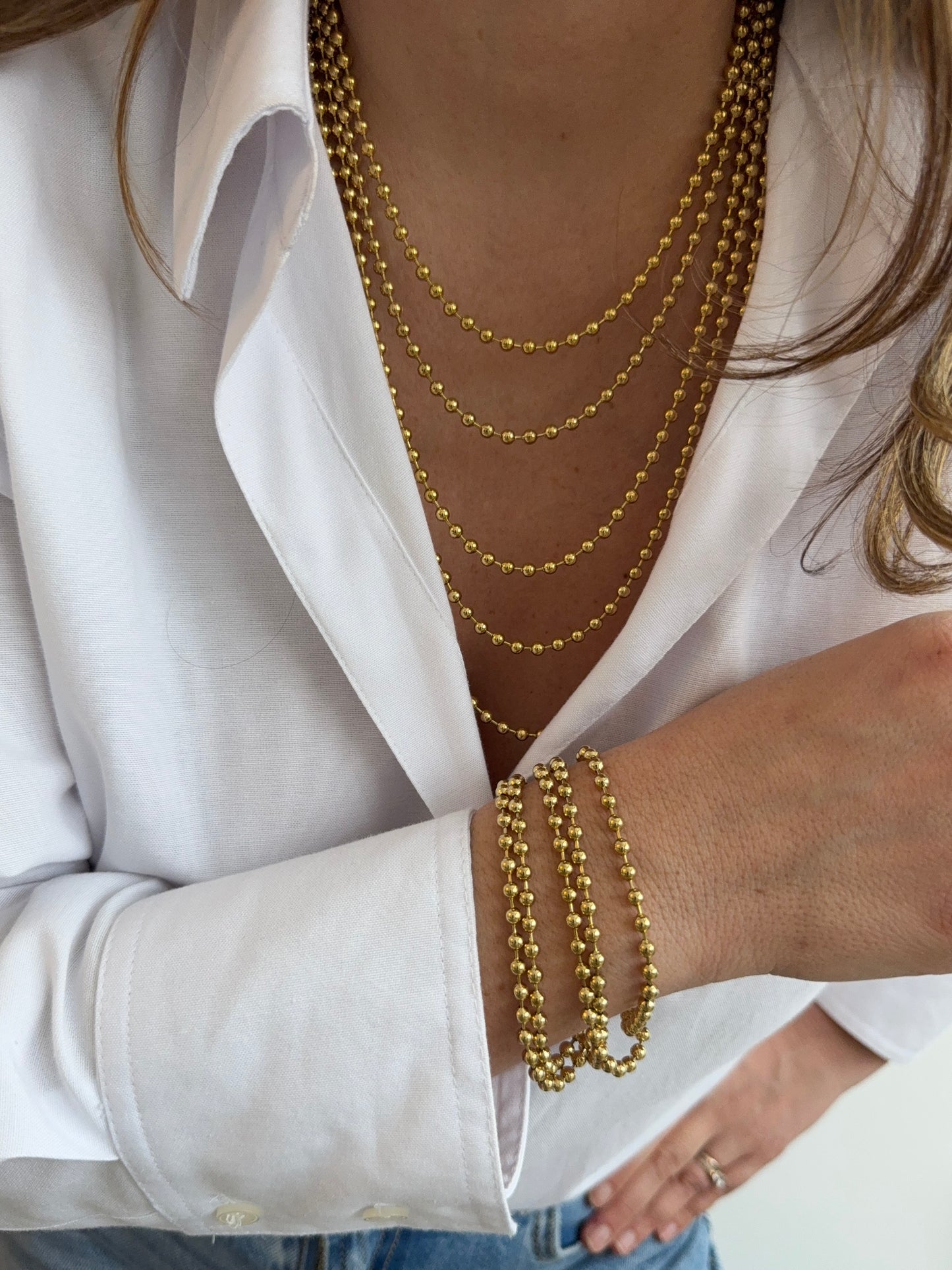 Sylvia - bracelet cinq rangs