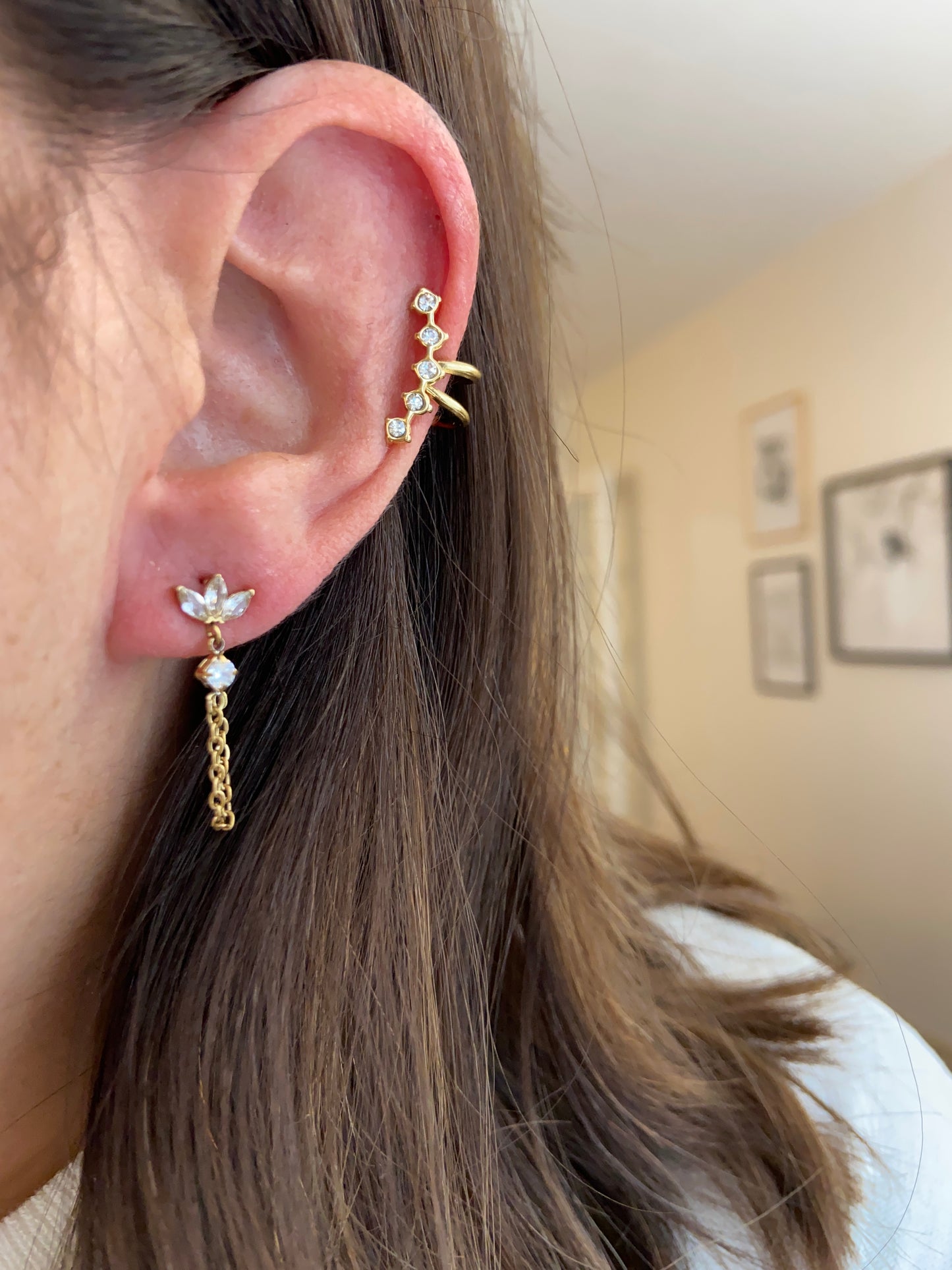 Earcuff Rania - monoboucle vendue à l’unité
