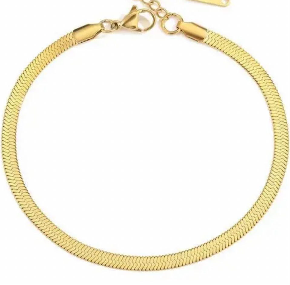 Bracelet Serpentin - doré ou argent