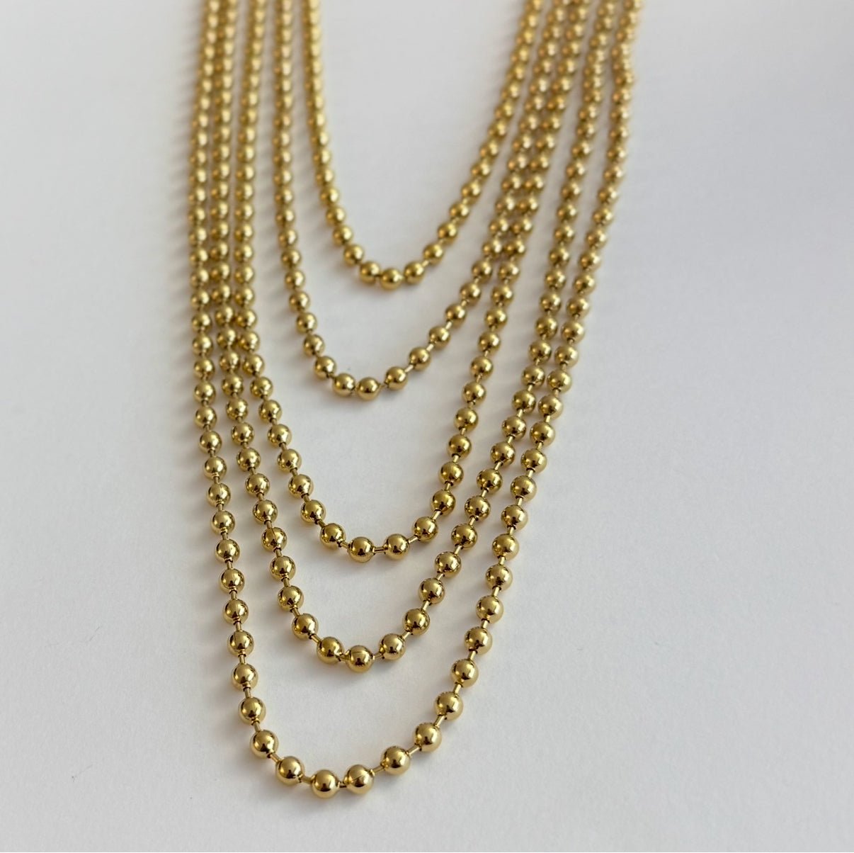 Sylvia - collier cinq rangs
