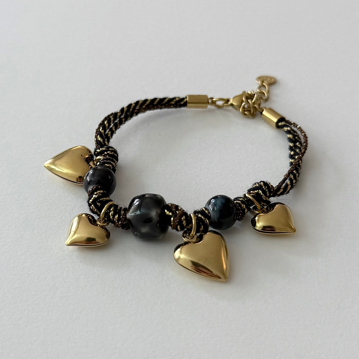 Bracelet Carléa - noir ou rouge