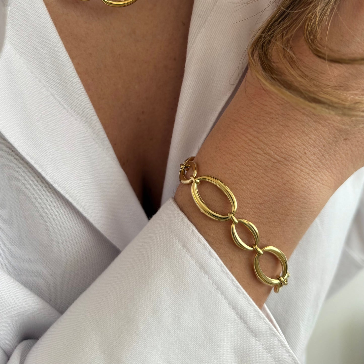 Andia - le bracelet - doré ou bicolore