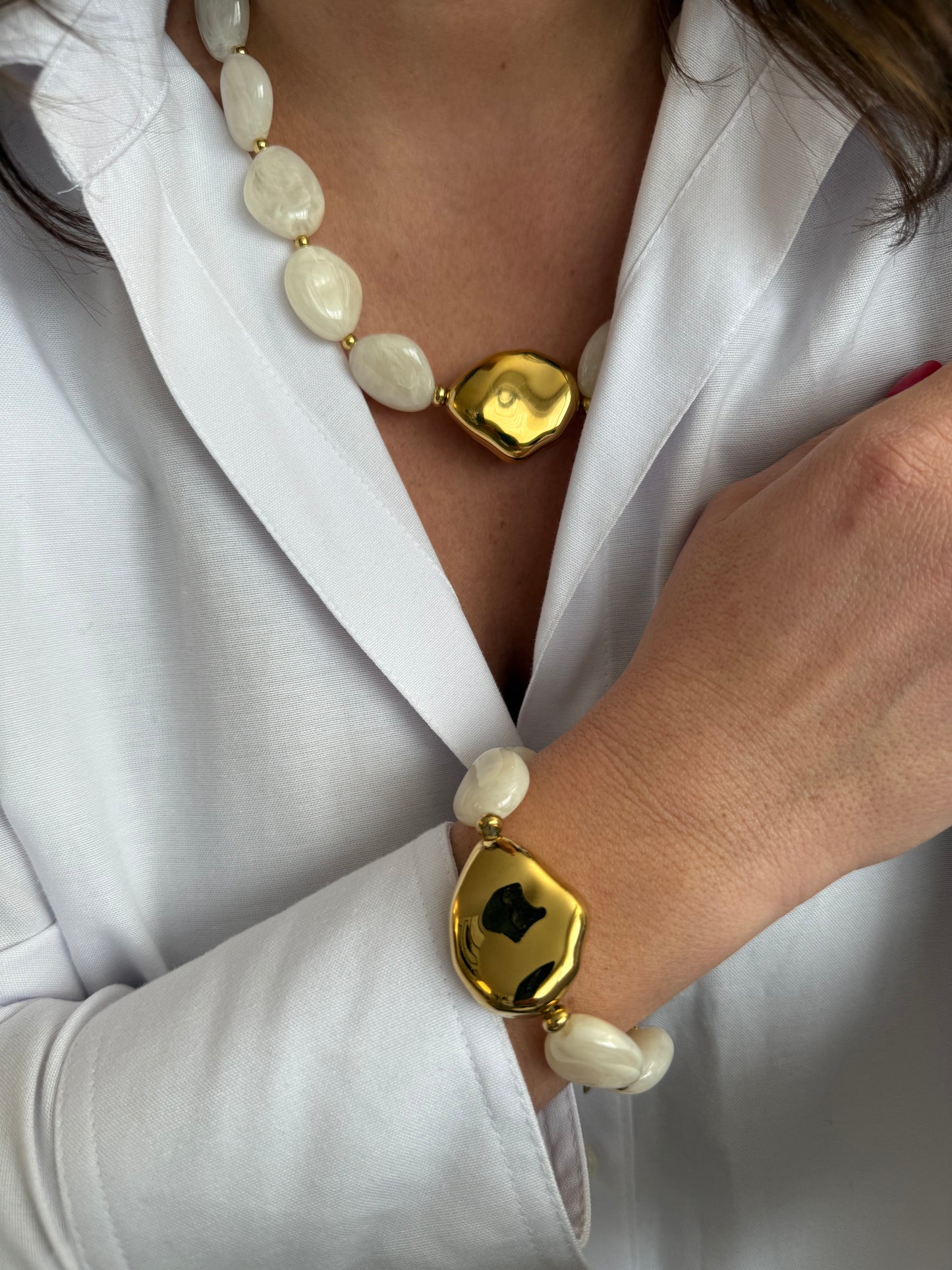 Bracelet Nice - crème