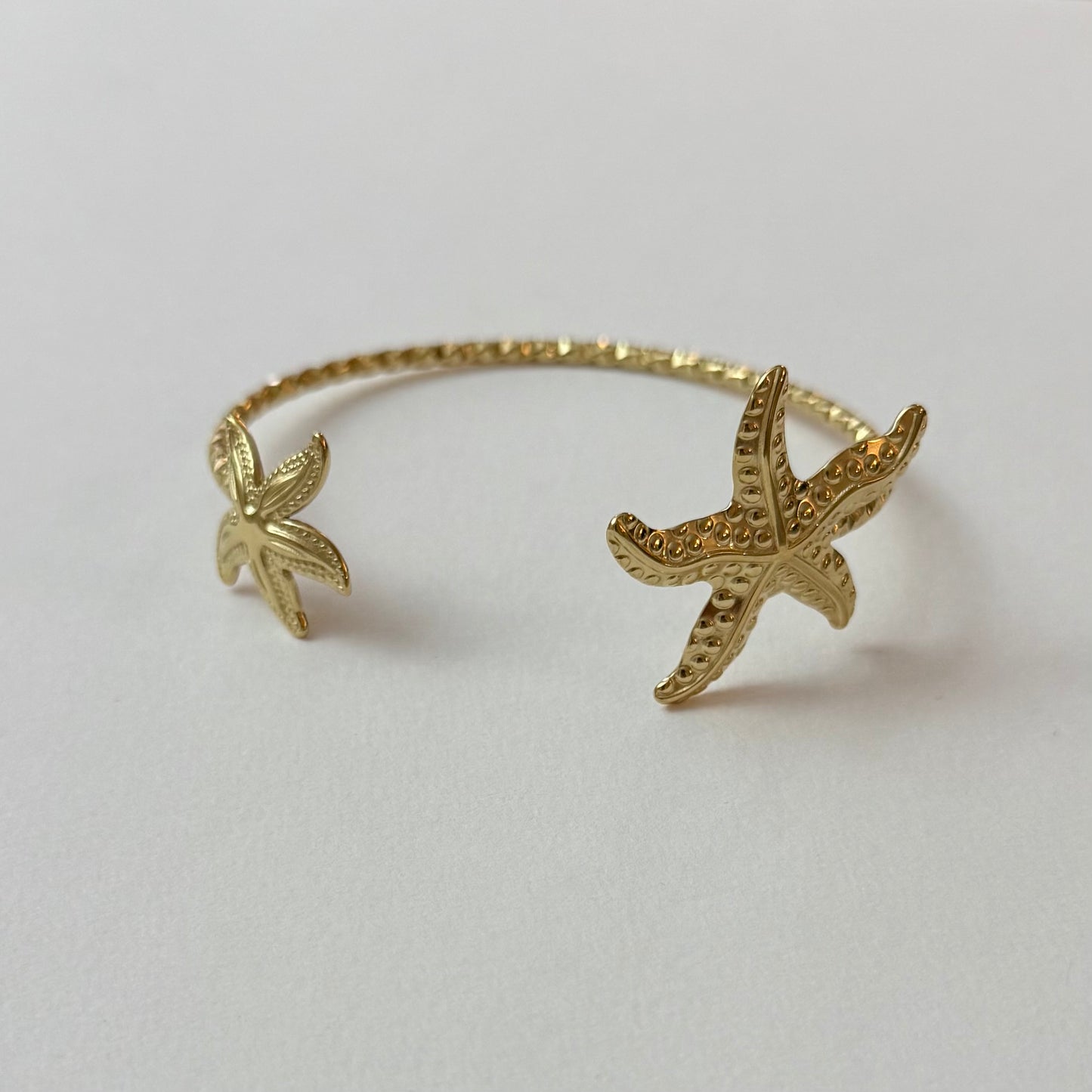 Jonc Étoiles de mer - doré ou argent