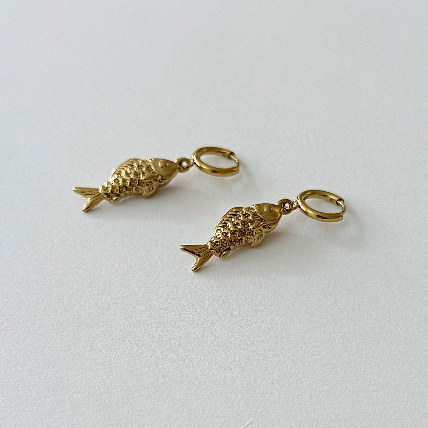 Boucles Fish - doré ou argent