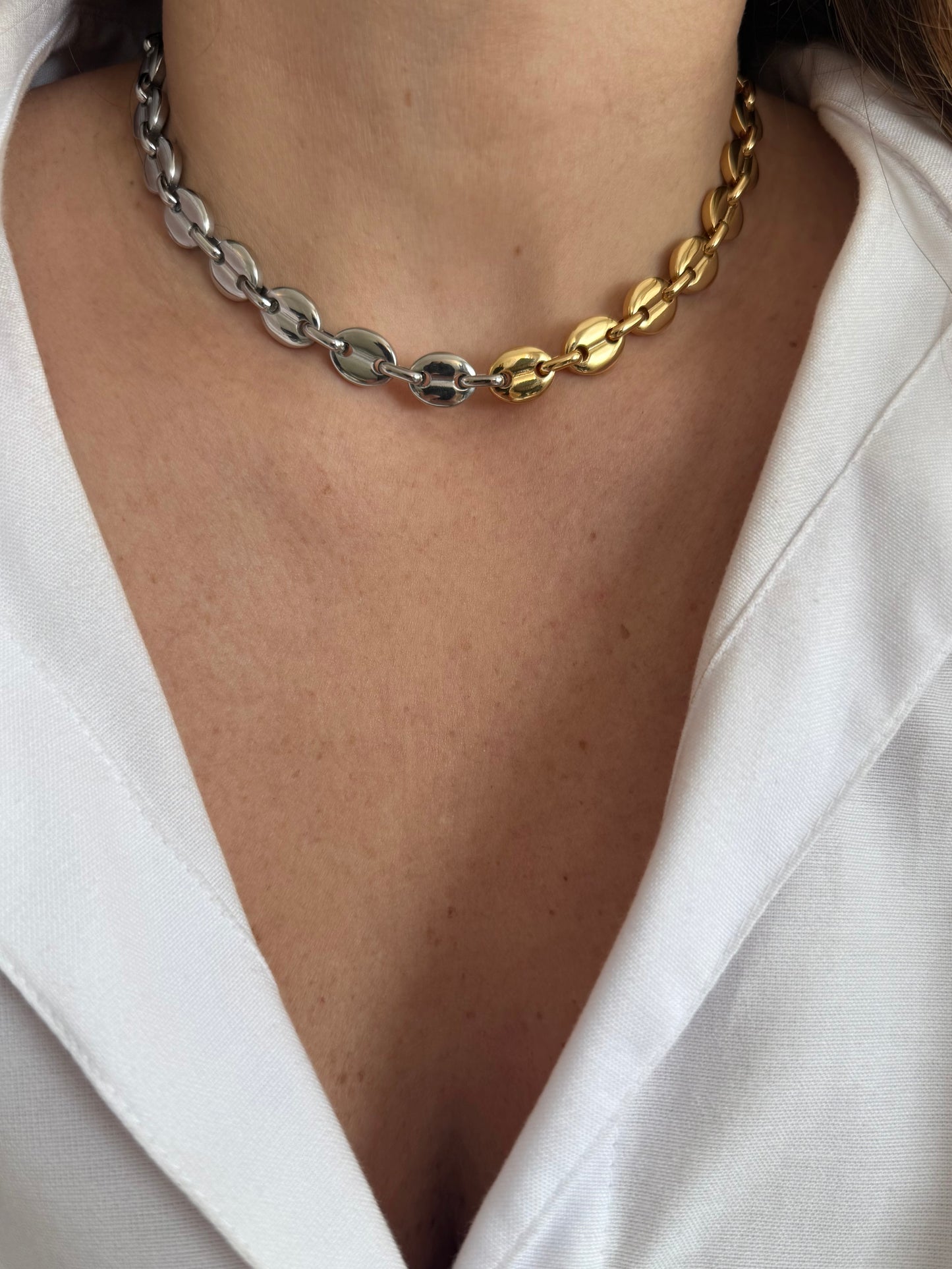 Calista - maille moyenne - doré, argent ou bicolore