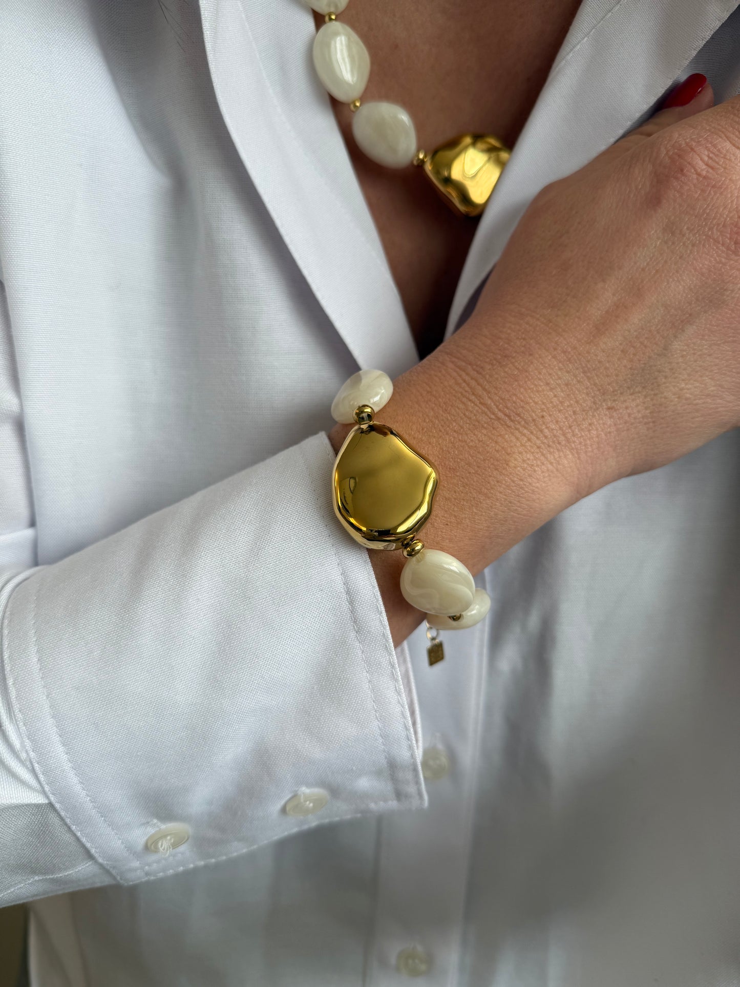 Bracelet Nice - crème