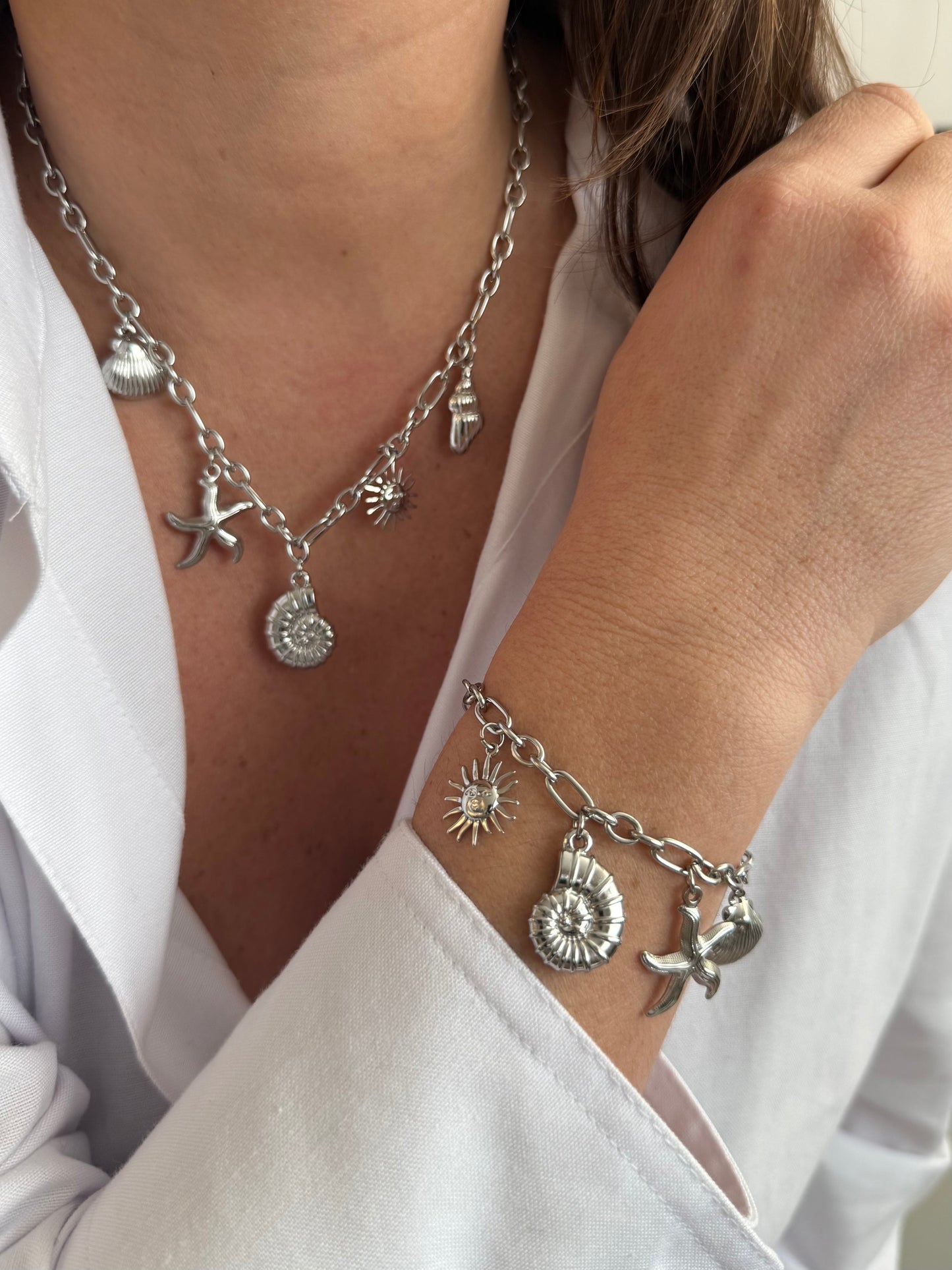 Sedna - Bracelet Multi Pampilles - doré ou argent