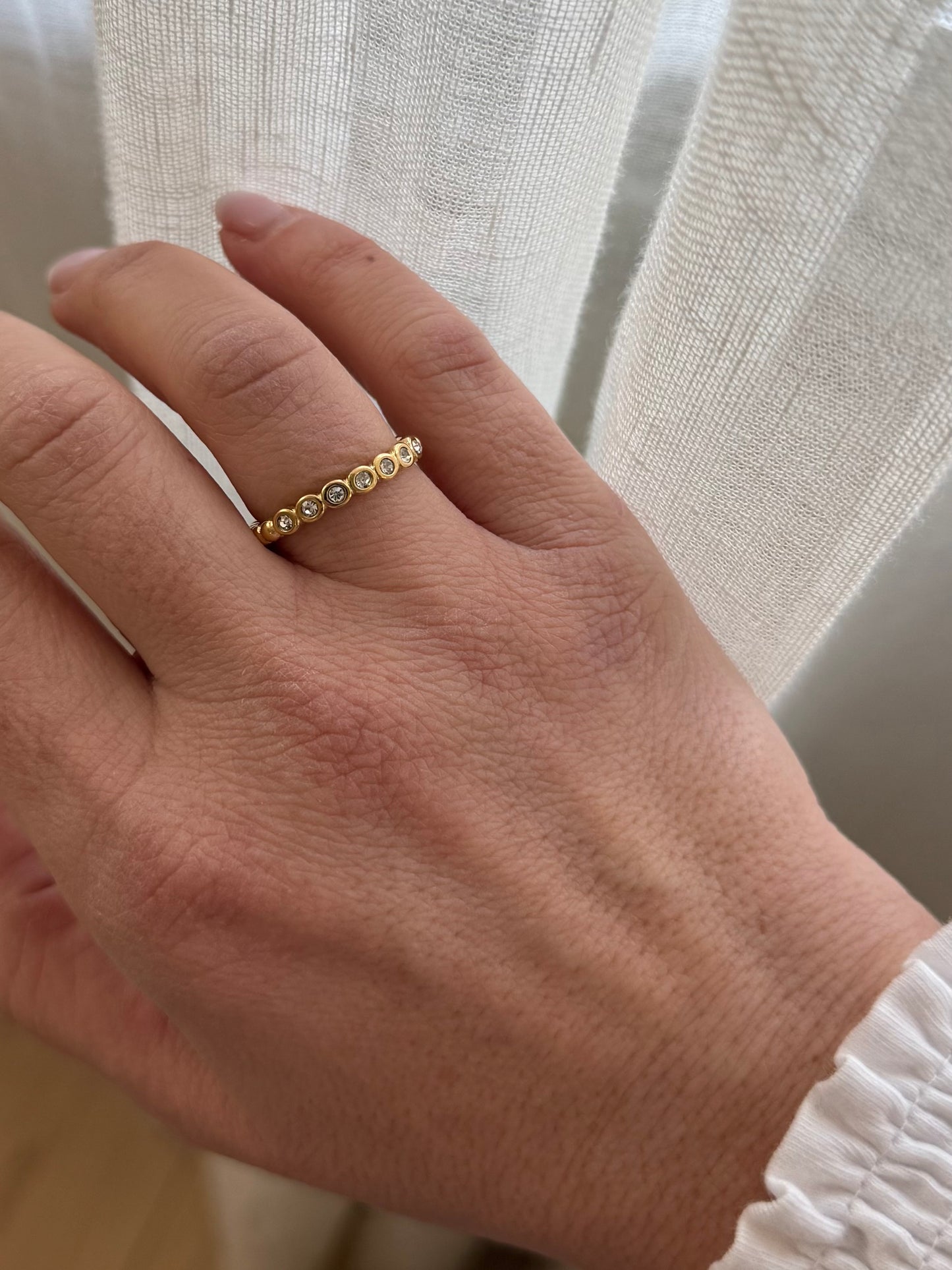 Bague ajustable Lya - argent