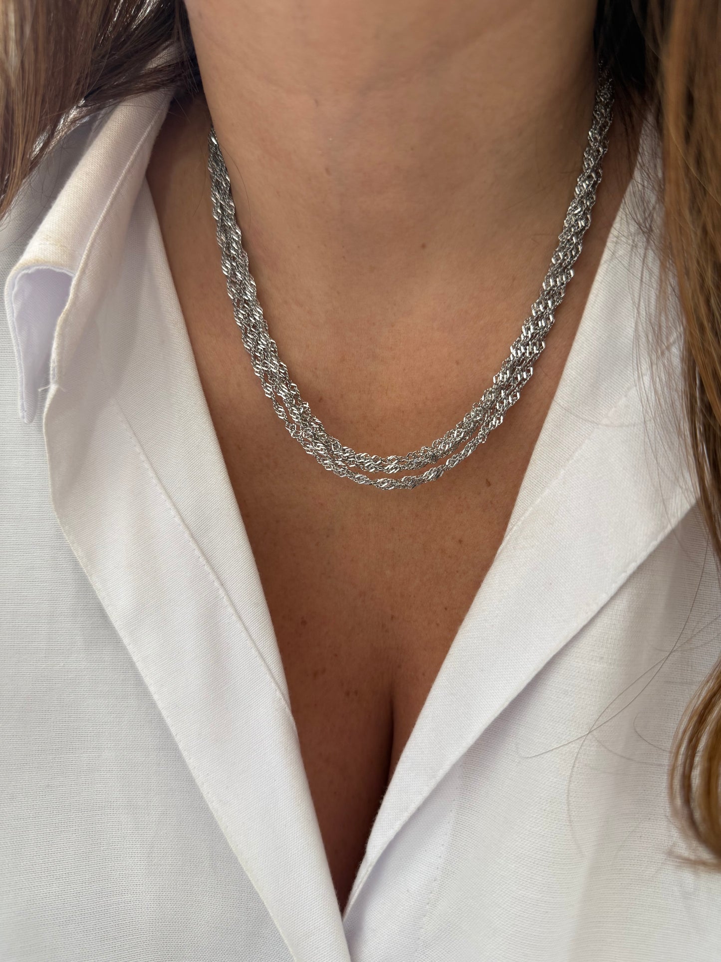 Sophie - multi chaine - argent