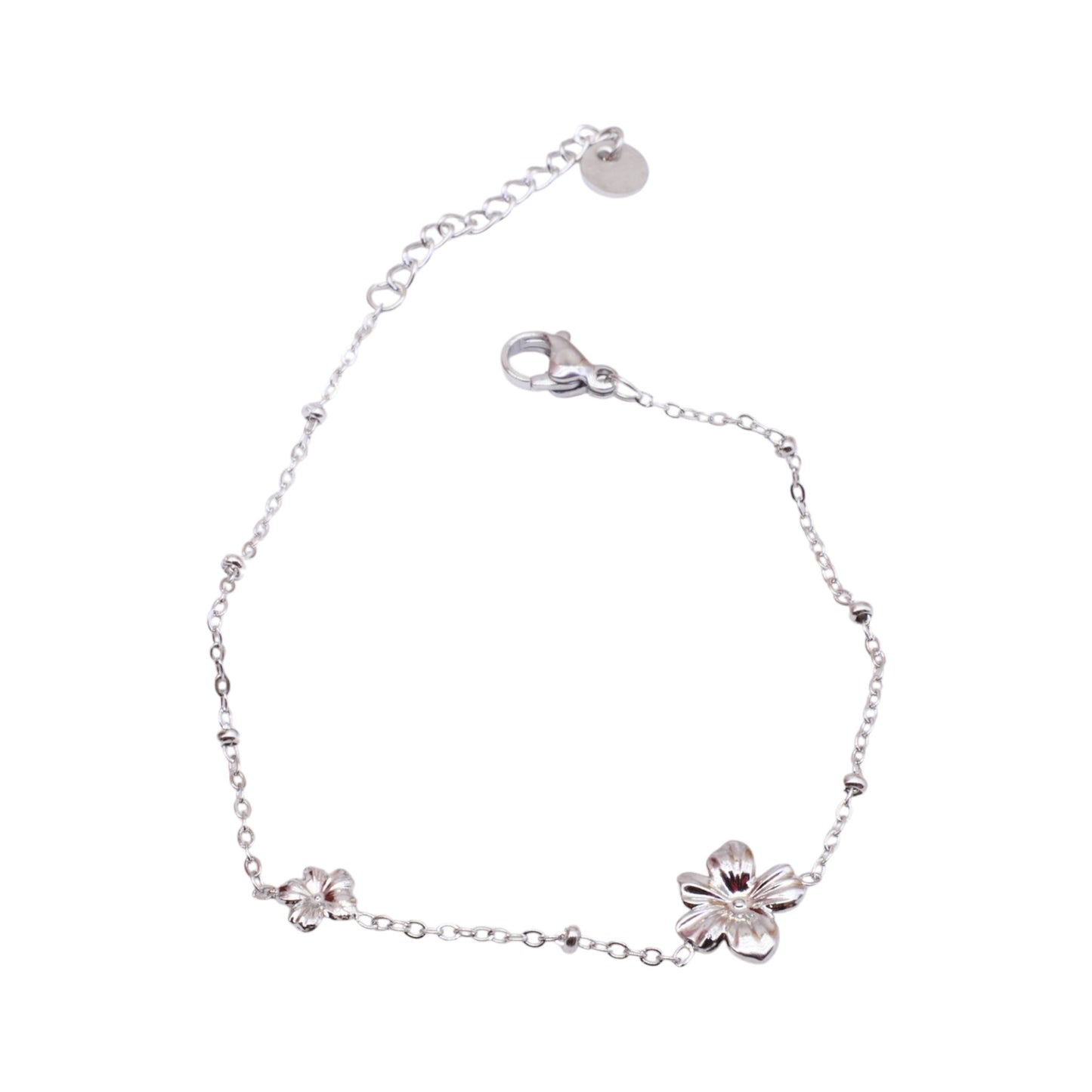 Petites Fleurs - le bracelet - doré ou argent