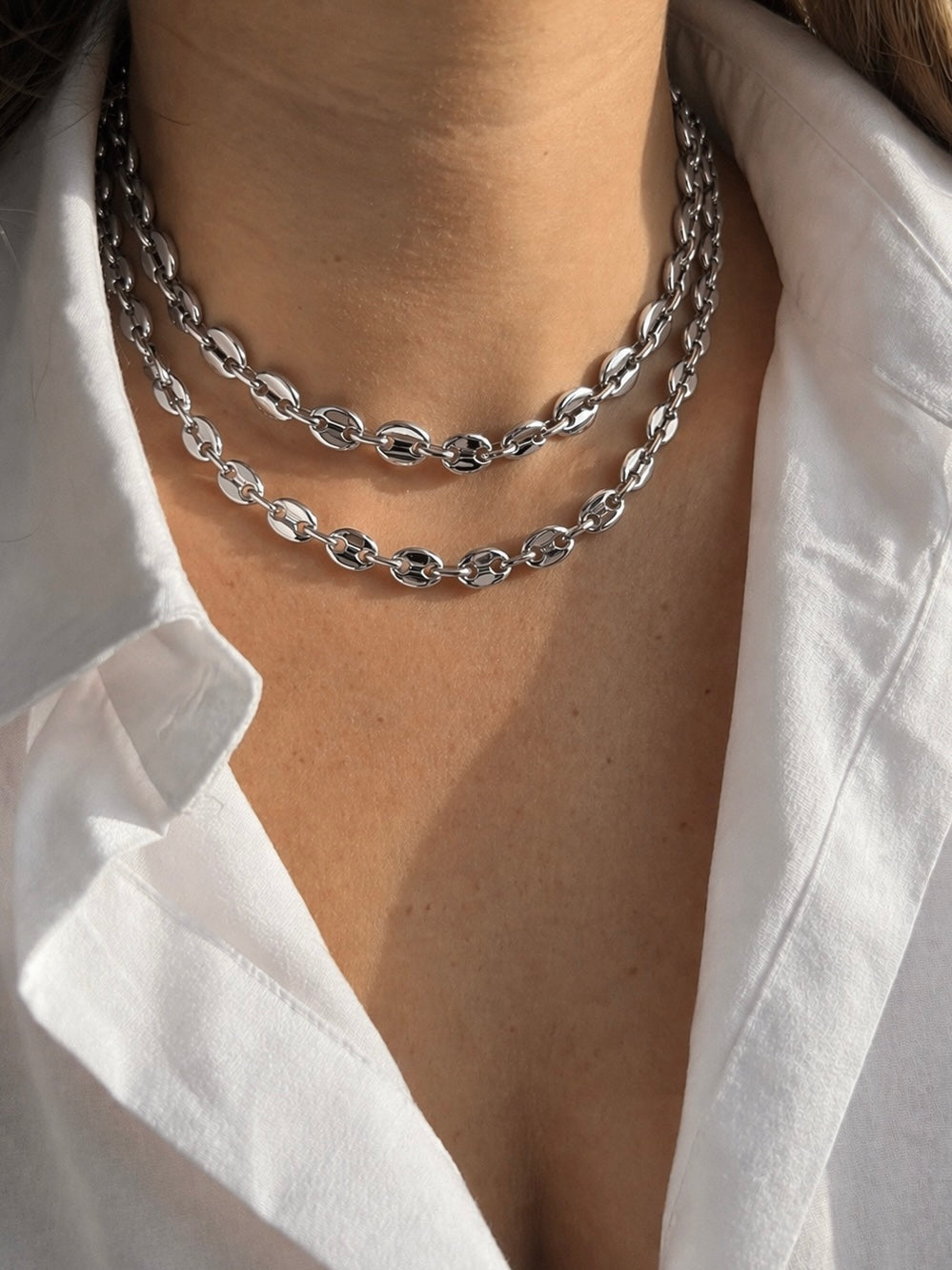 Calista - maille moyenne - doré ou argent