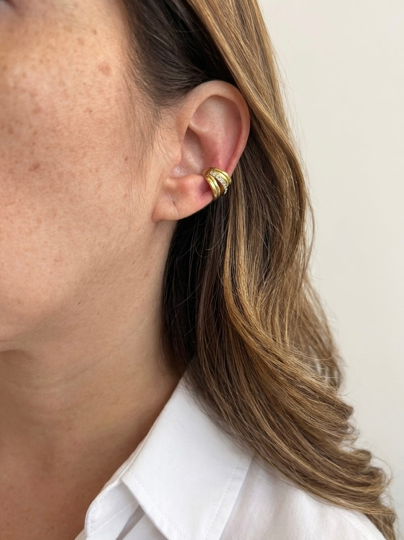 Earcuff Sophie - monoboucle vendue à l’unité - doré ou argent