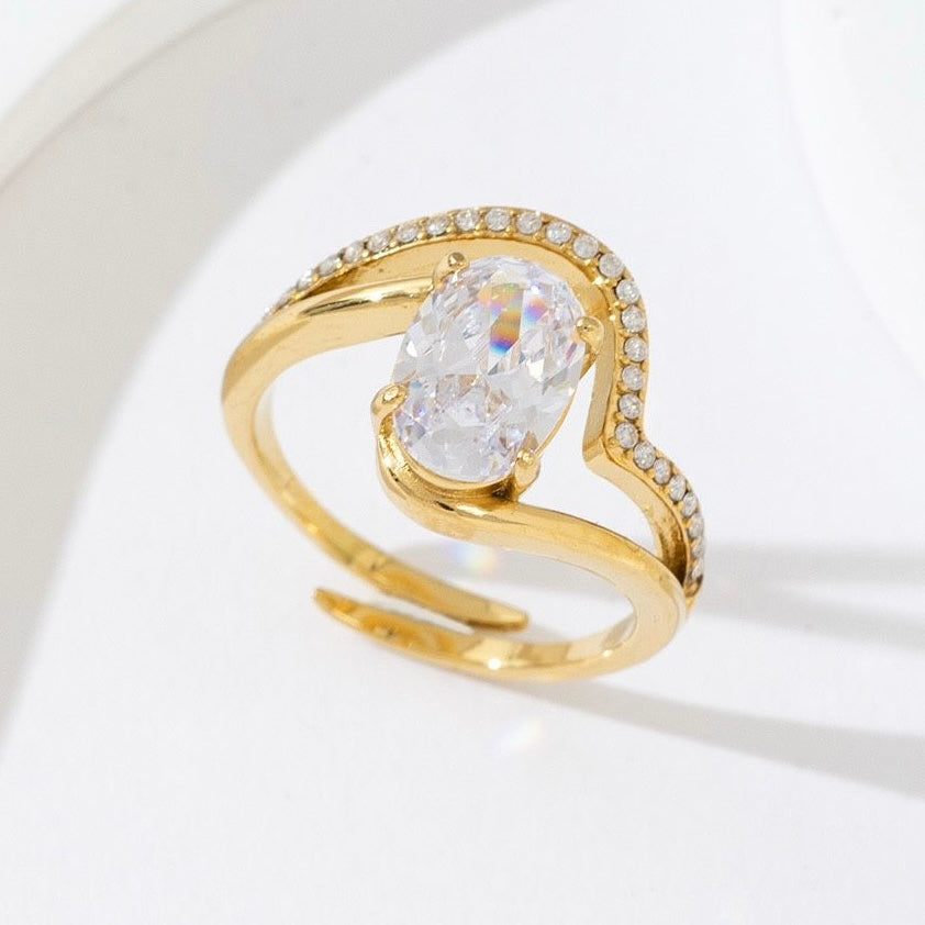 Bague Lunia - doré ou argent