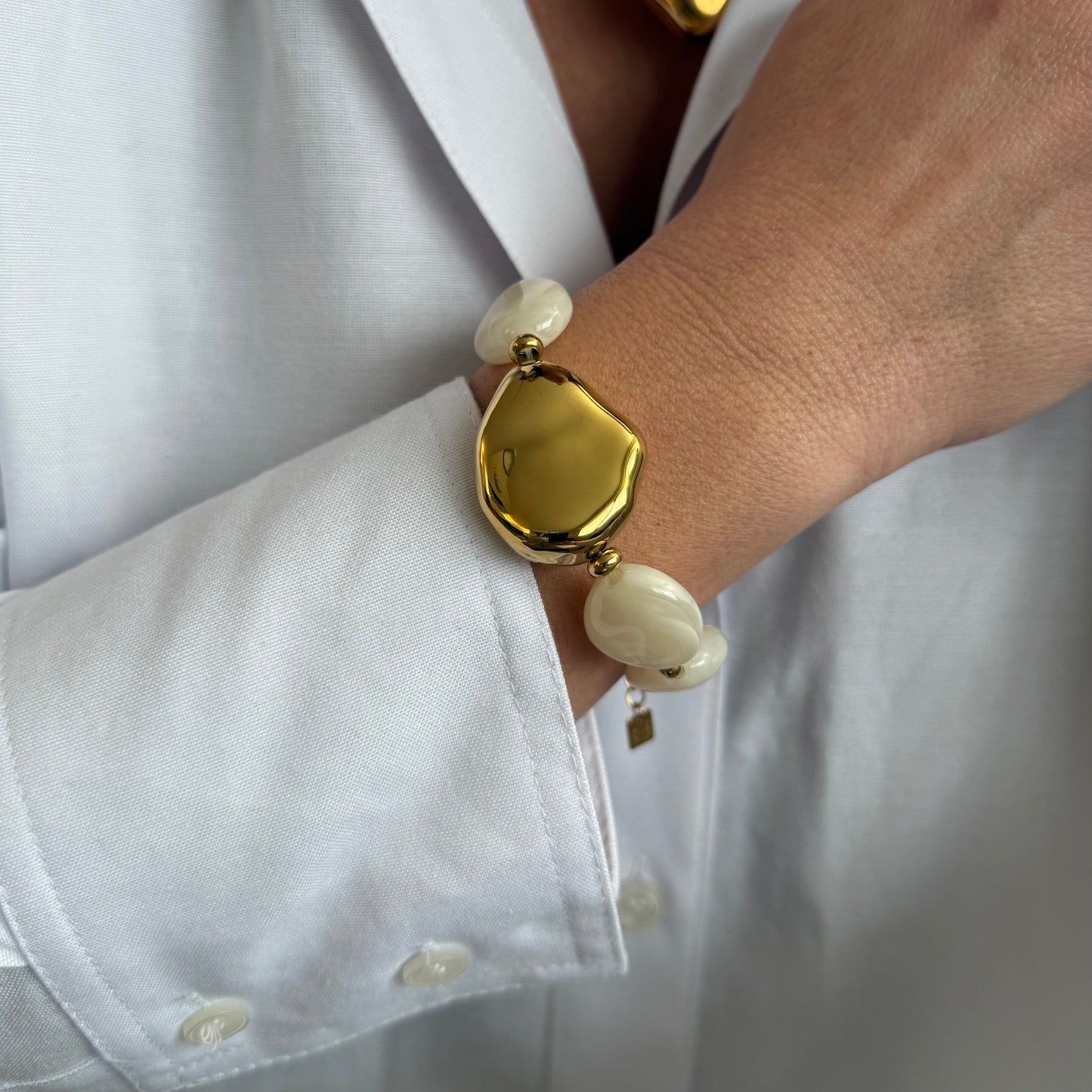 Bracelet Nice - crème