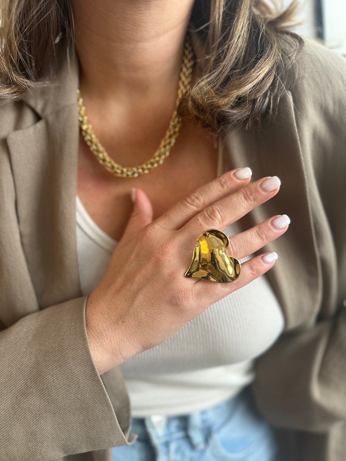 Maxi bague Cœur