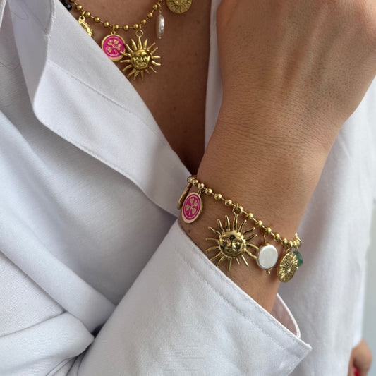 Aglaé - le bracelet - Multi Pampilles
