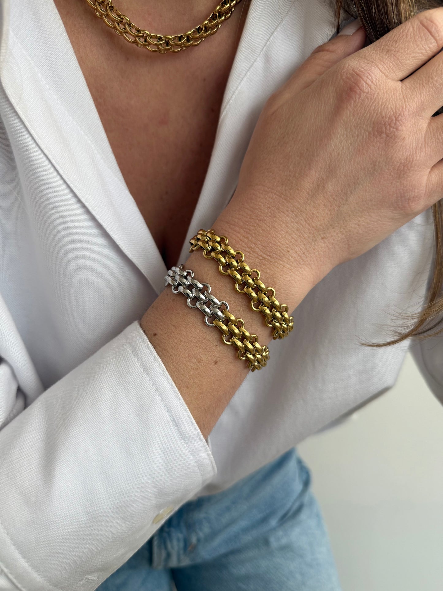 Chami - le bracelet - bicolore