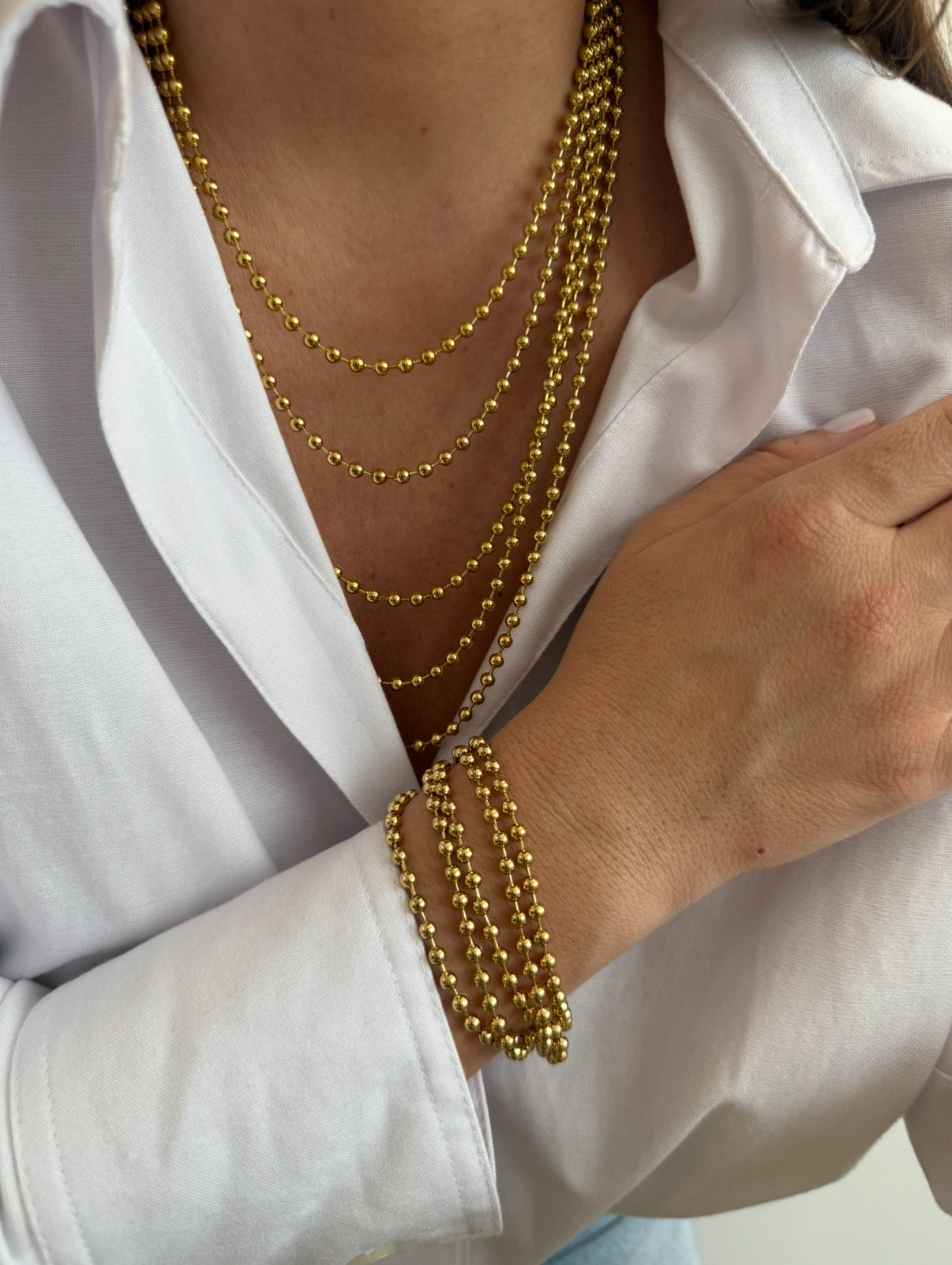 Sylvia - bracelet cinq rangs