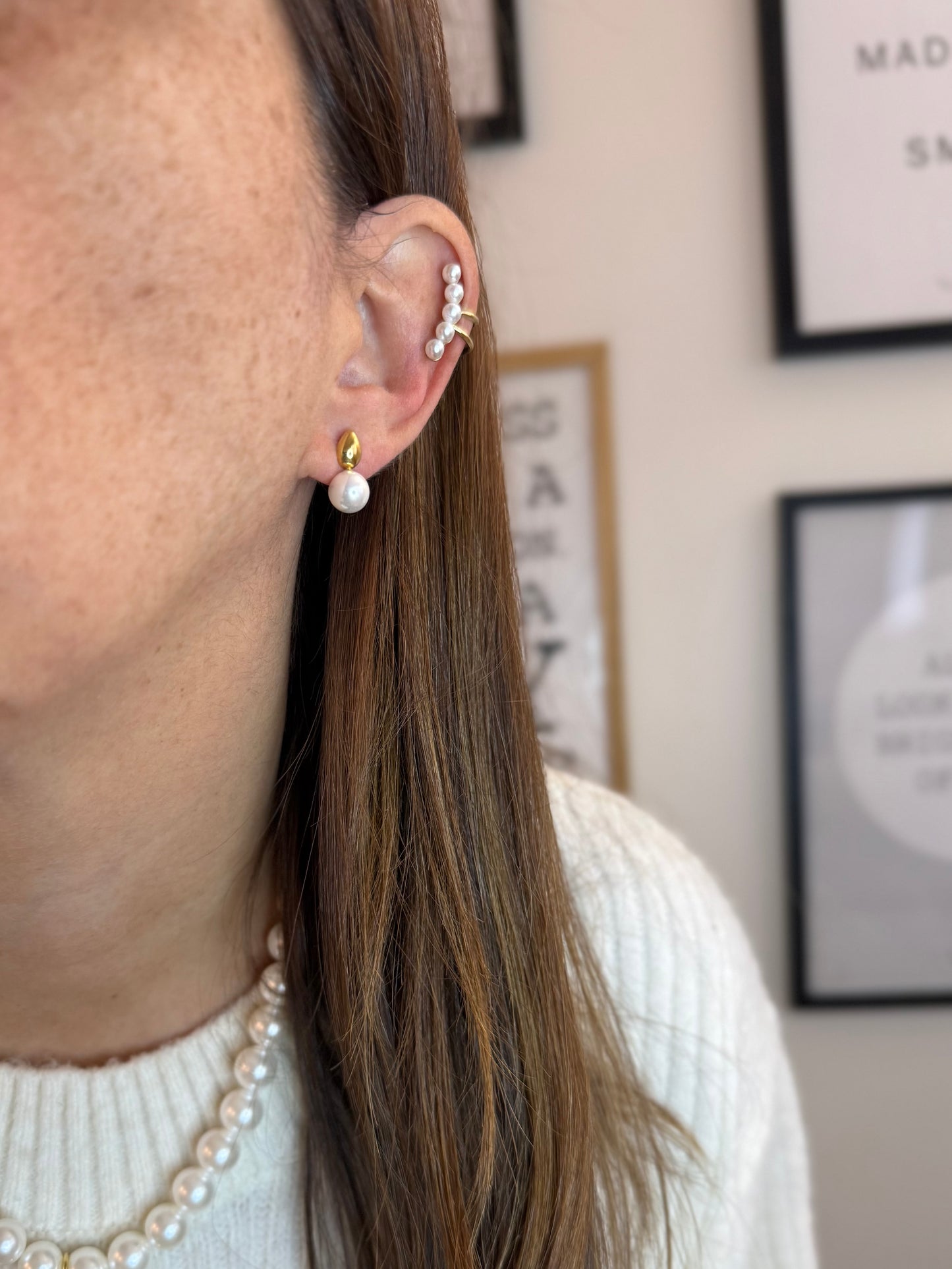 Earcuff Tania - monoboucle vendue à l’unité