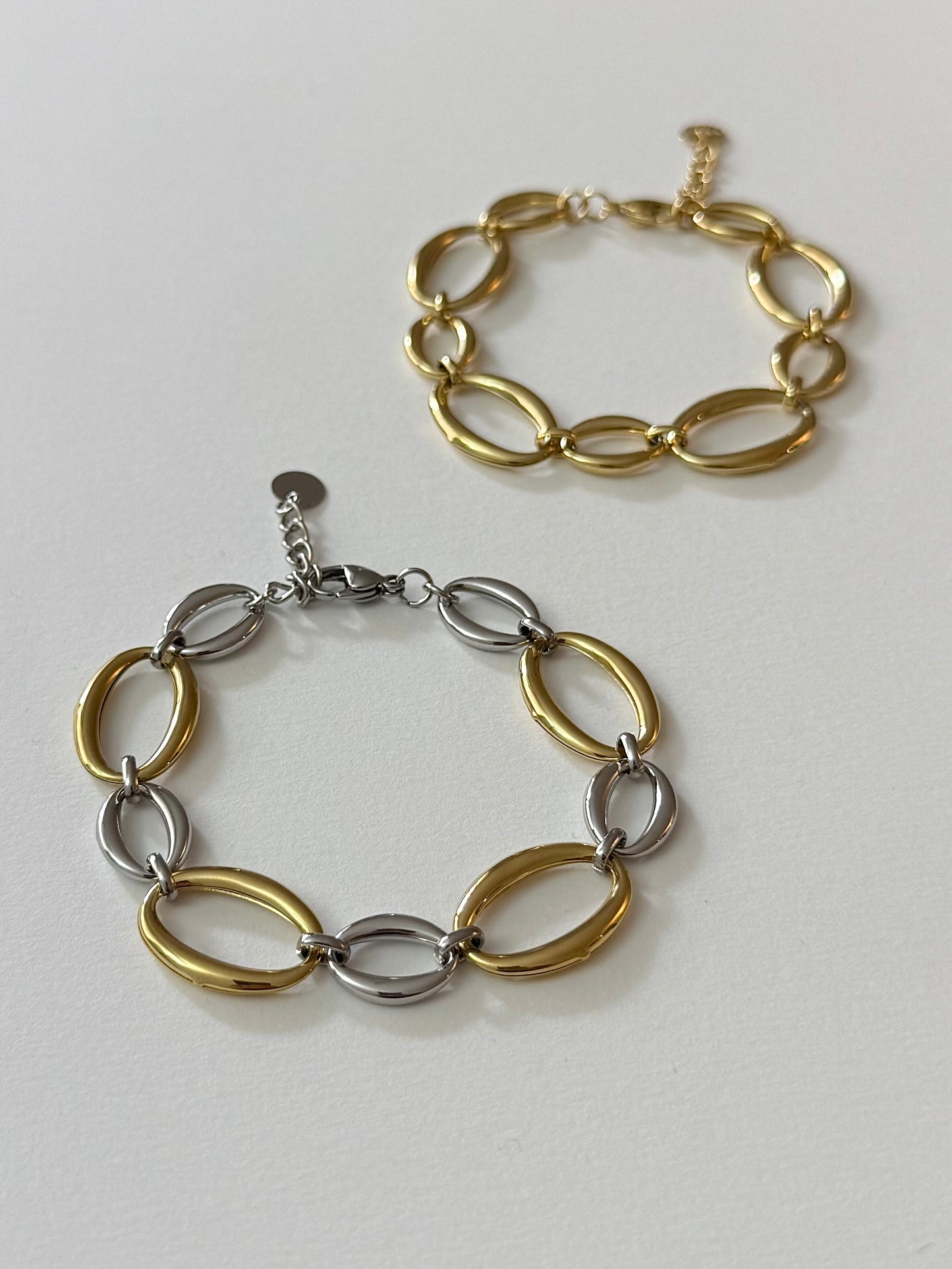 Andia - le bracelet - doré ou bicolore