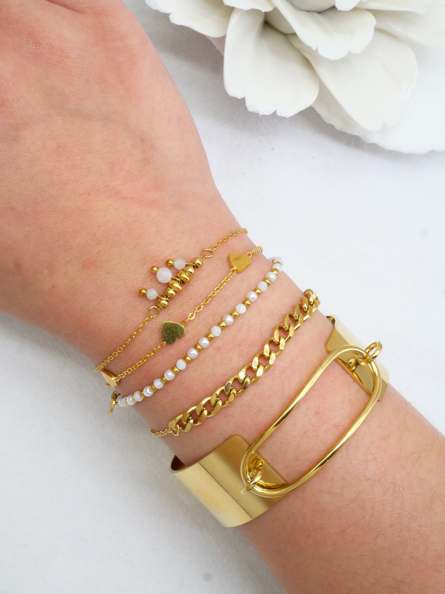 Oéva - le bracelet - doré ou argent