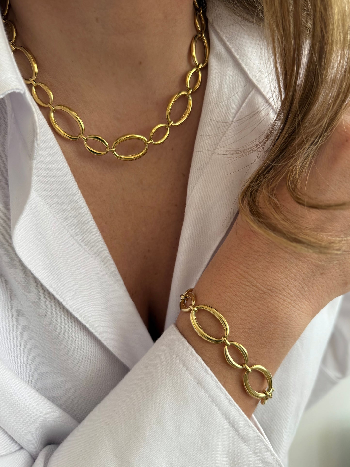 Andia - le bracelet - doré ou bicolore