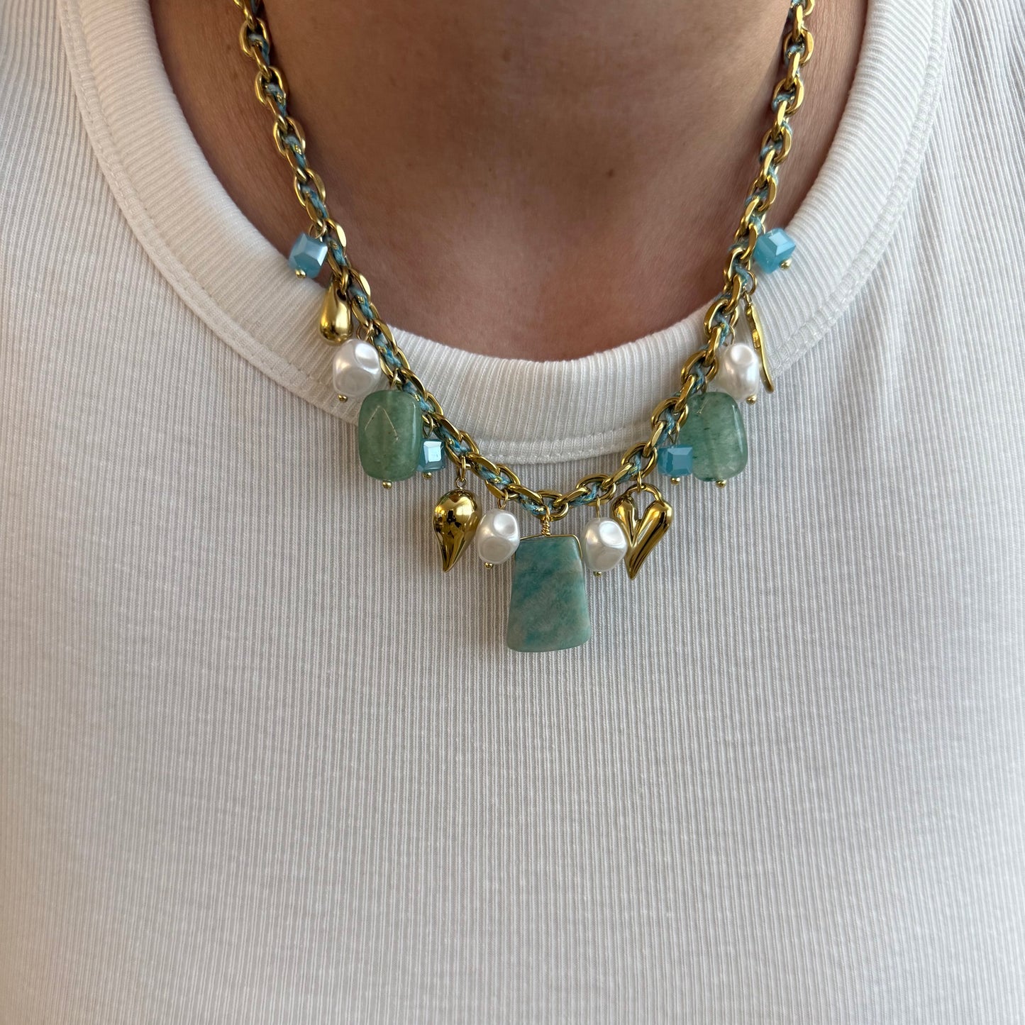Anastasia Turquoise - Multi Pampilles
