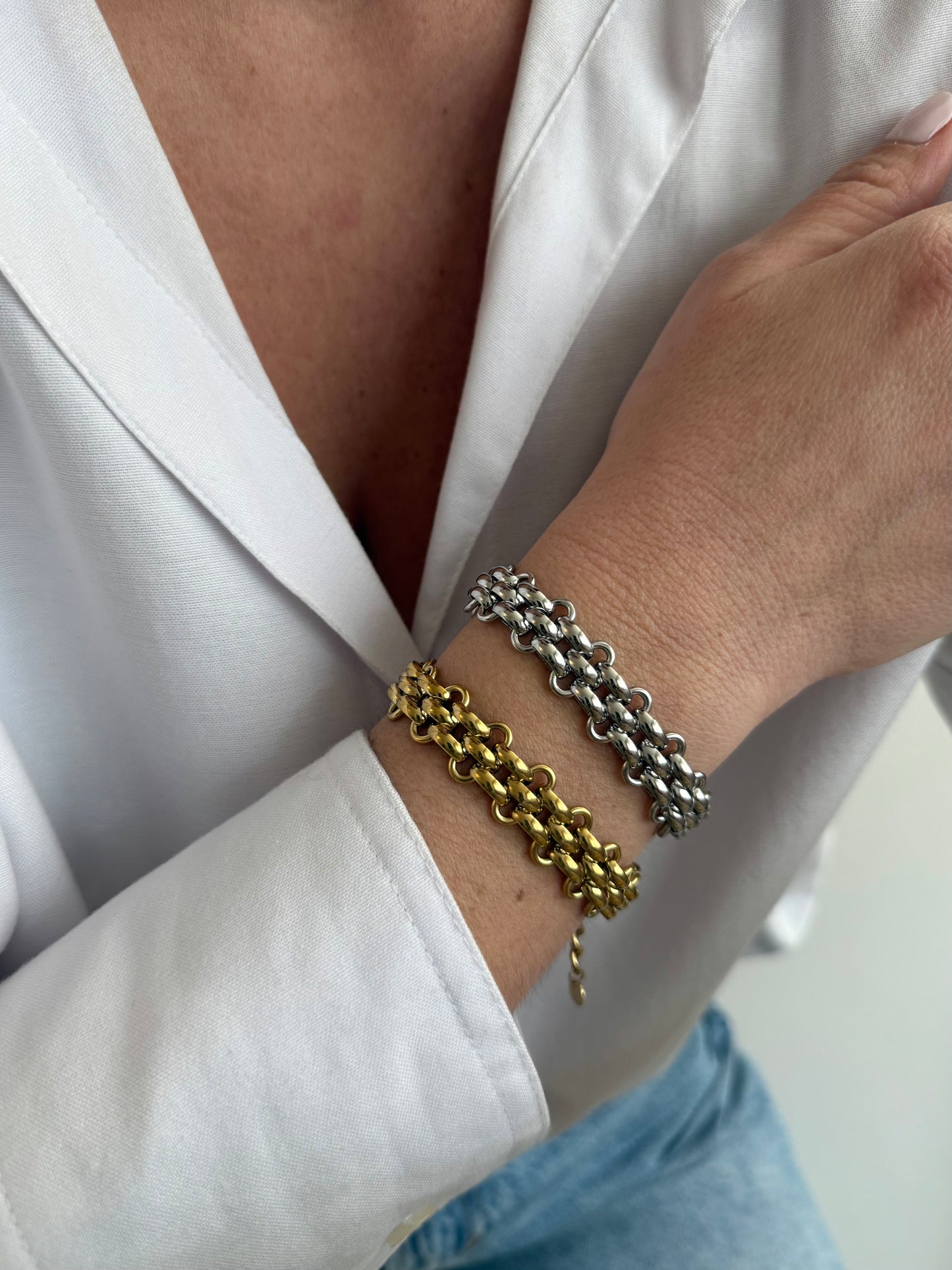 Chami - le bracelet - doré ou argent