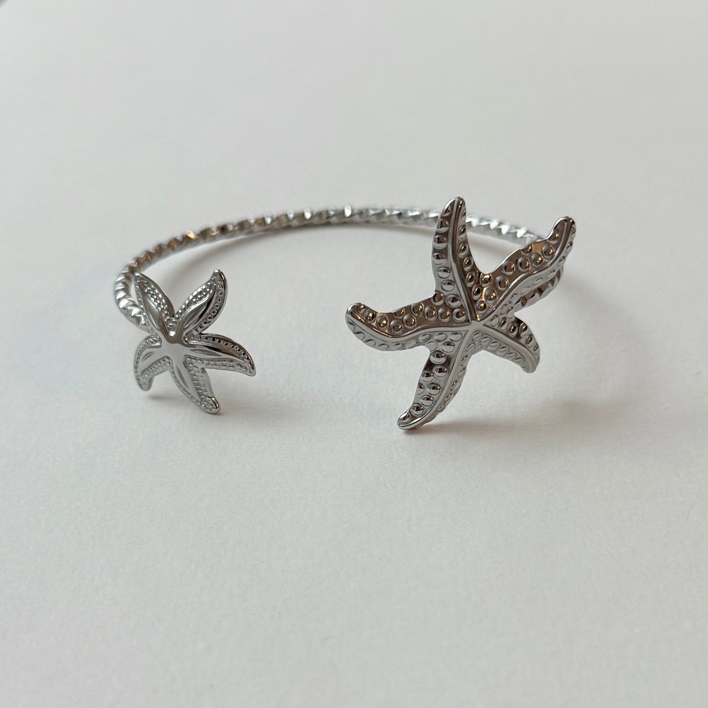 Jonc Étoiles de mer - doré ou argent