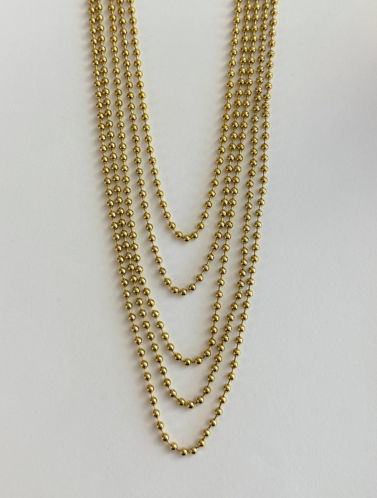 Sylvia - collier cinq rangs