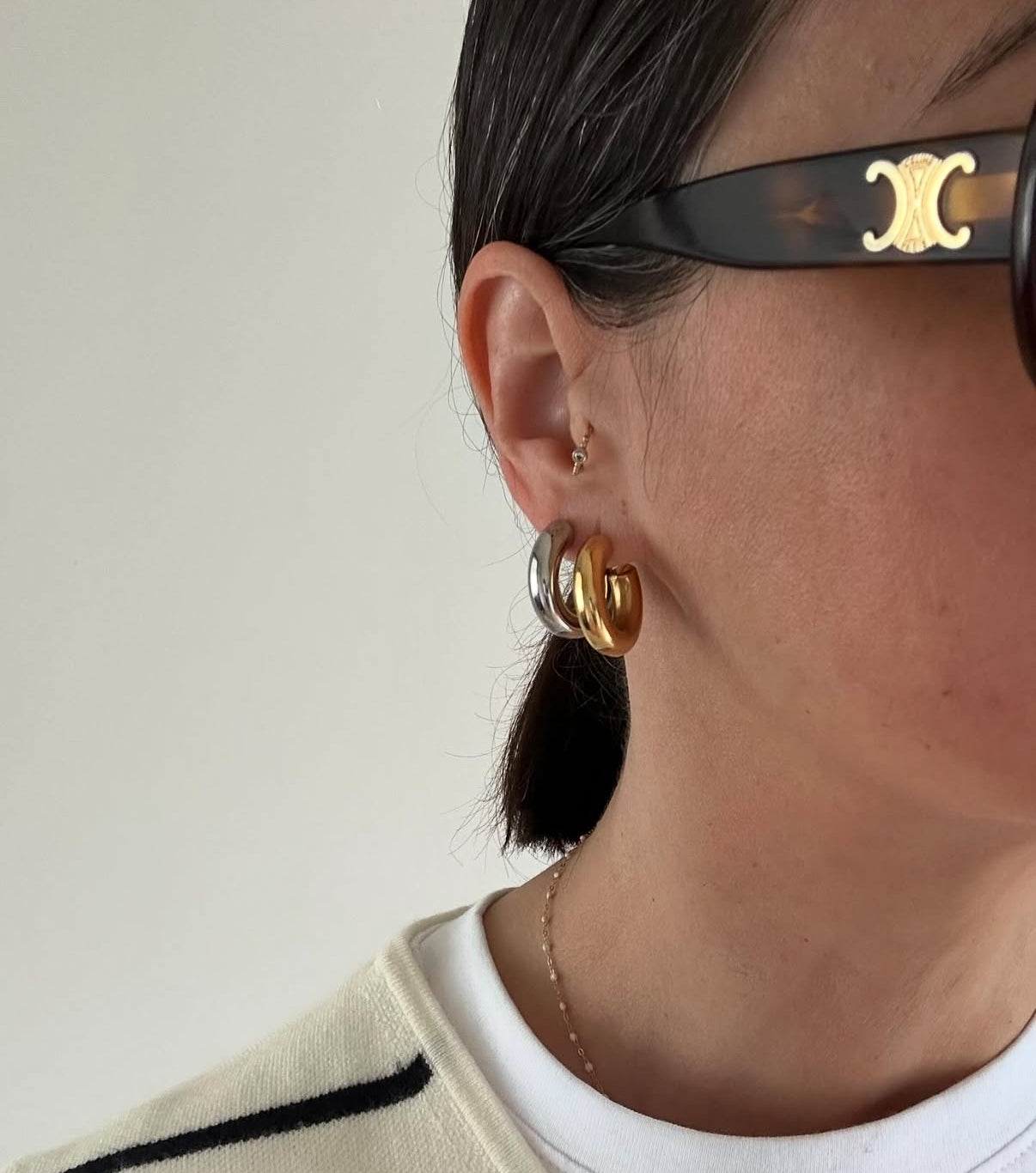 Small Hoops - doré ou argent
