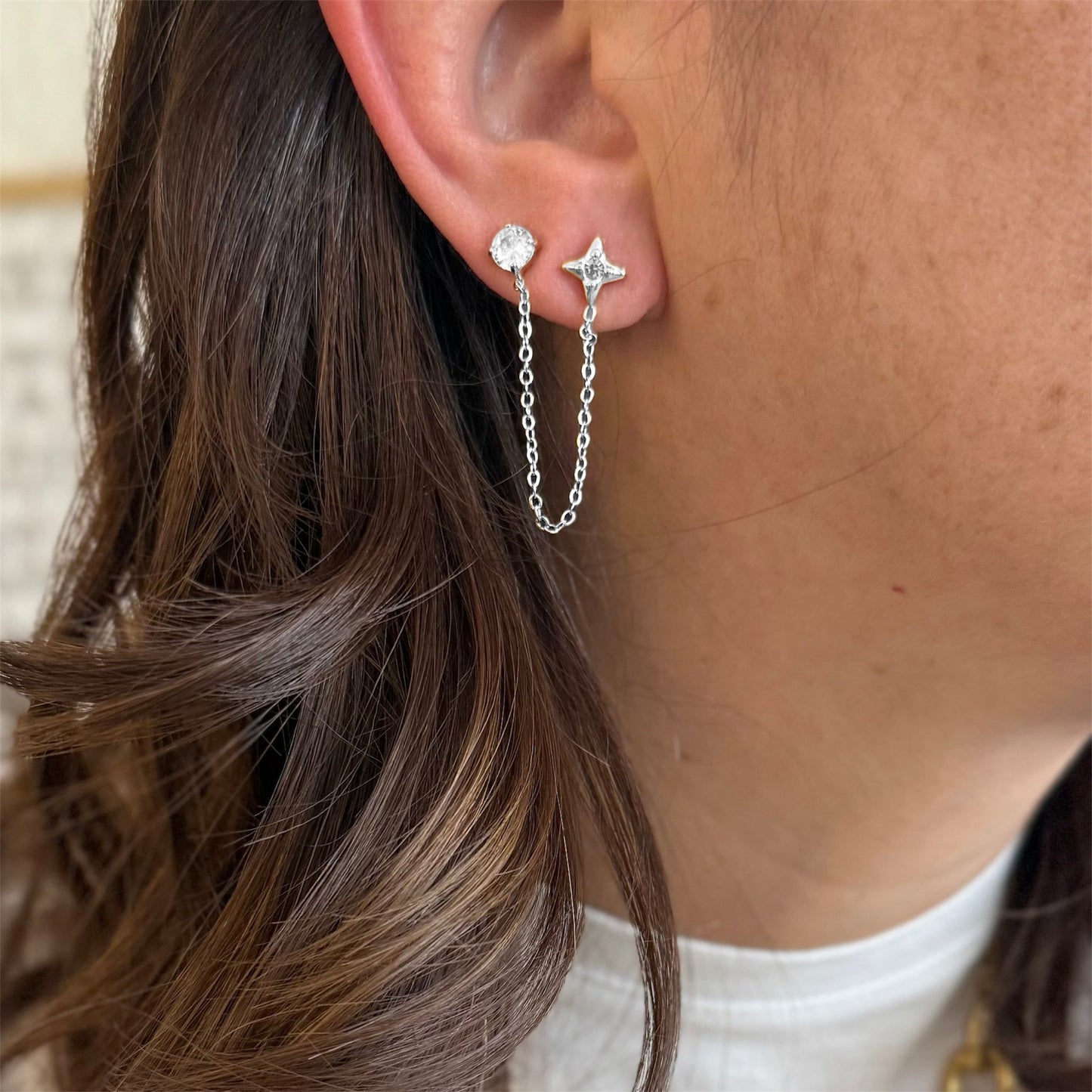 Dalila - monoboucle - doré ou argent