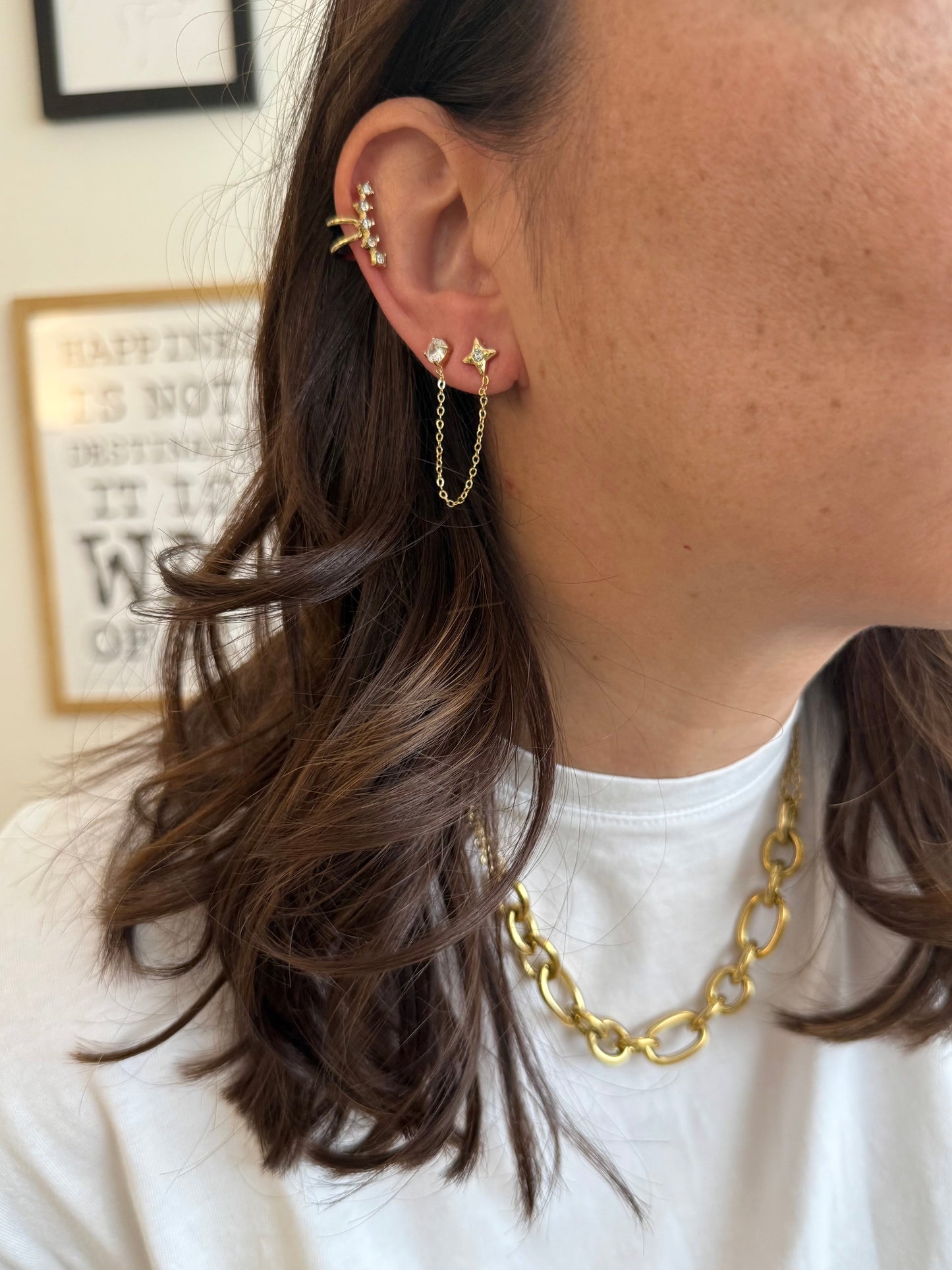 Earcuff Rania - monoboucle vendue à l’unité