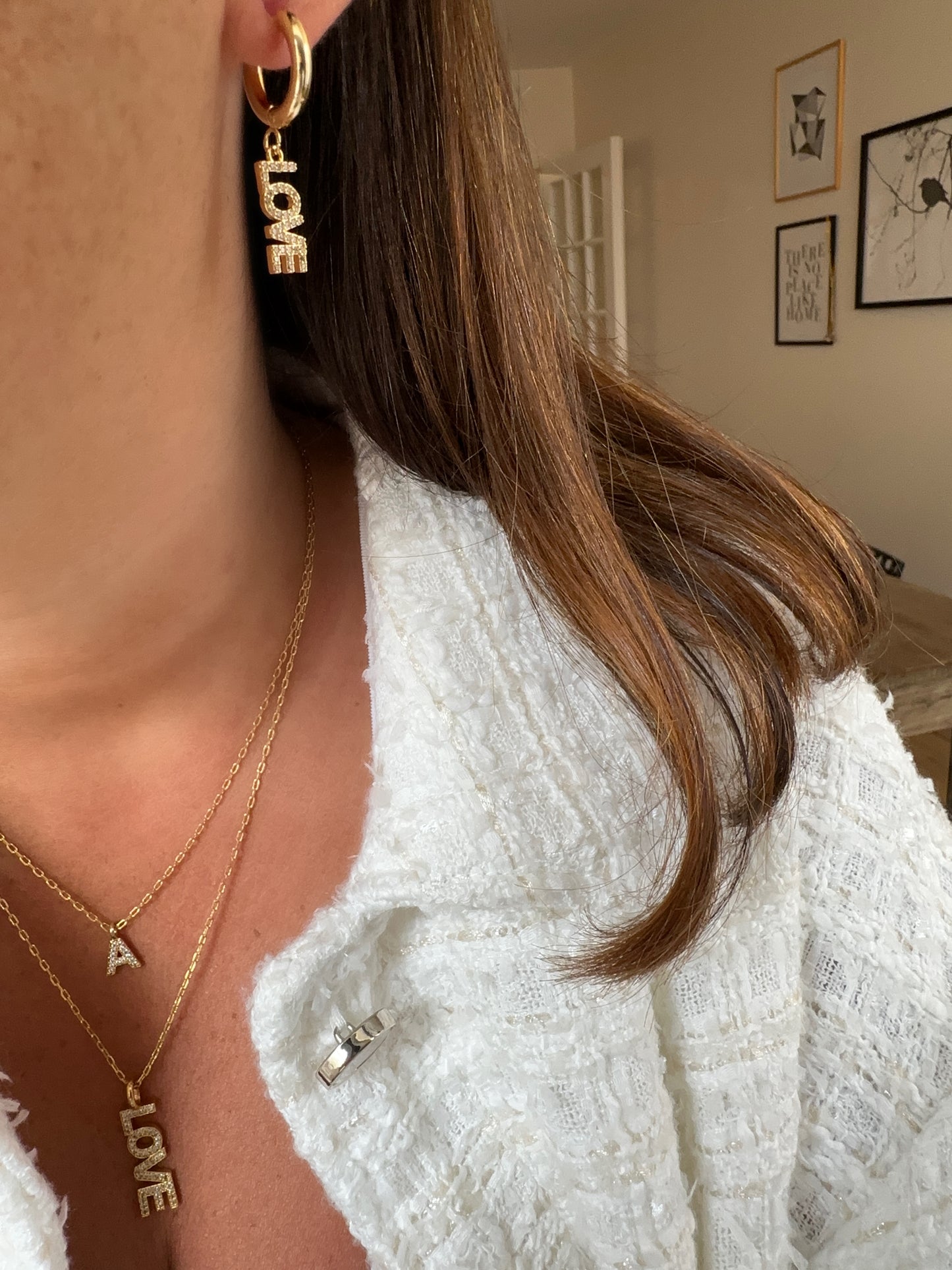 Boucles LOVE - la paire