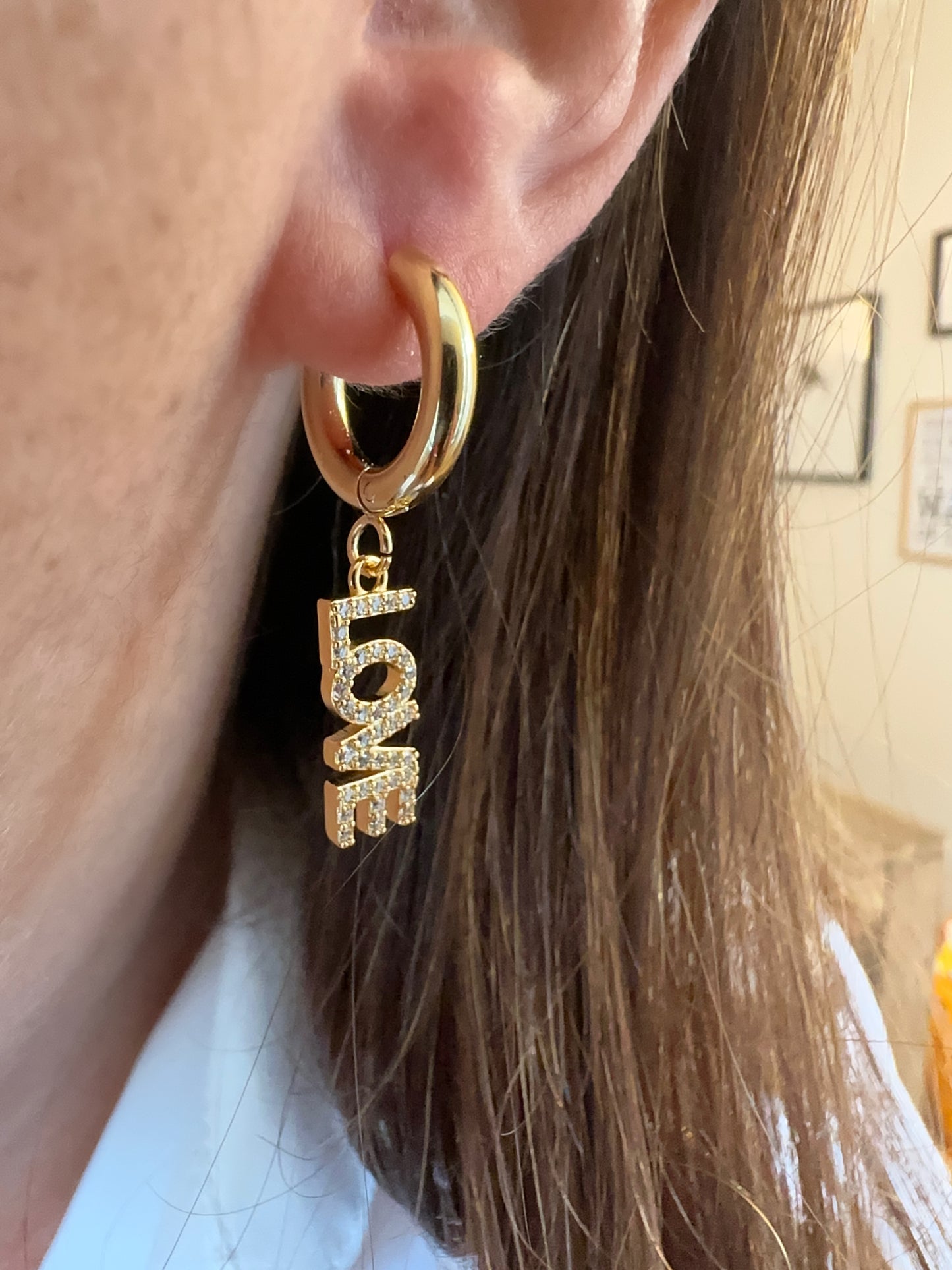 Boucles LOVE - la paire