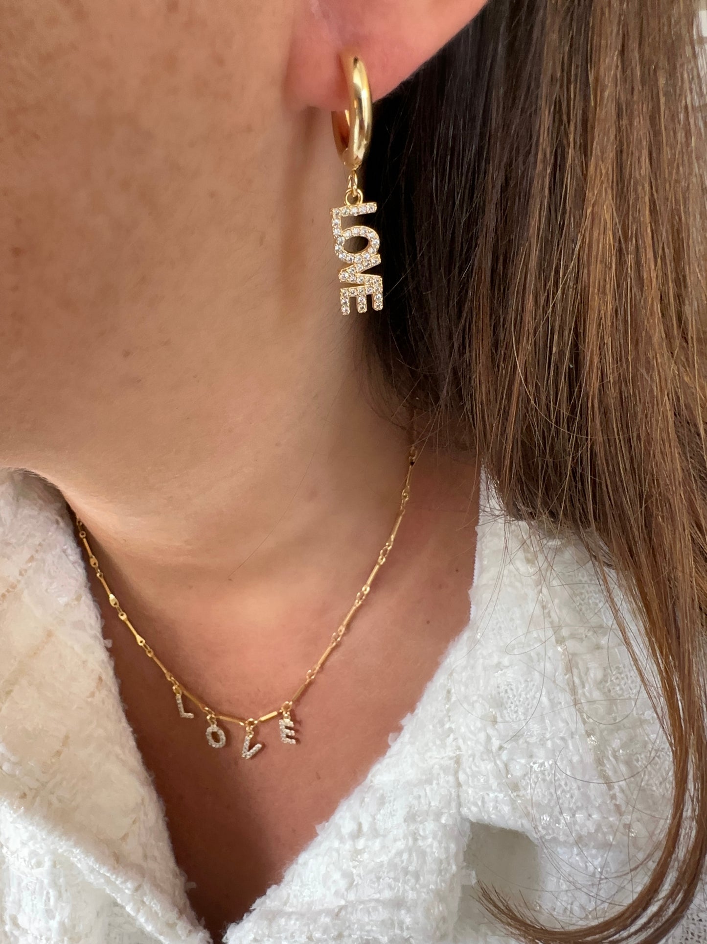 Boucles LOVE - la paire