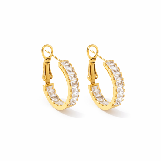 Boucles d’oreilles Alfia - doré ou argent