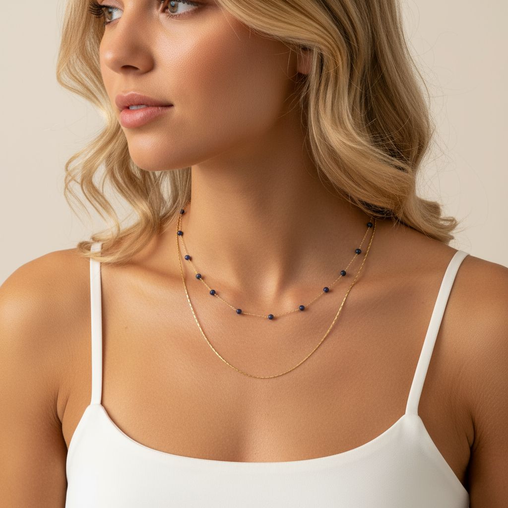 Deby - plusieurs couleurs - collier double