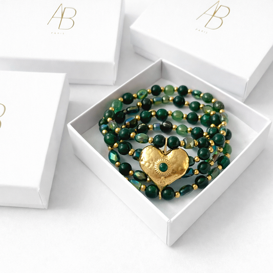 Manchette Quadra vert