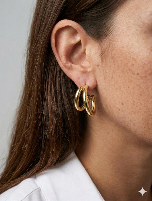 Twinny - doré, argent ou bicolore