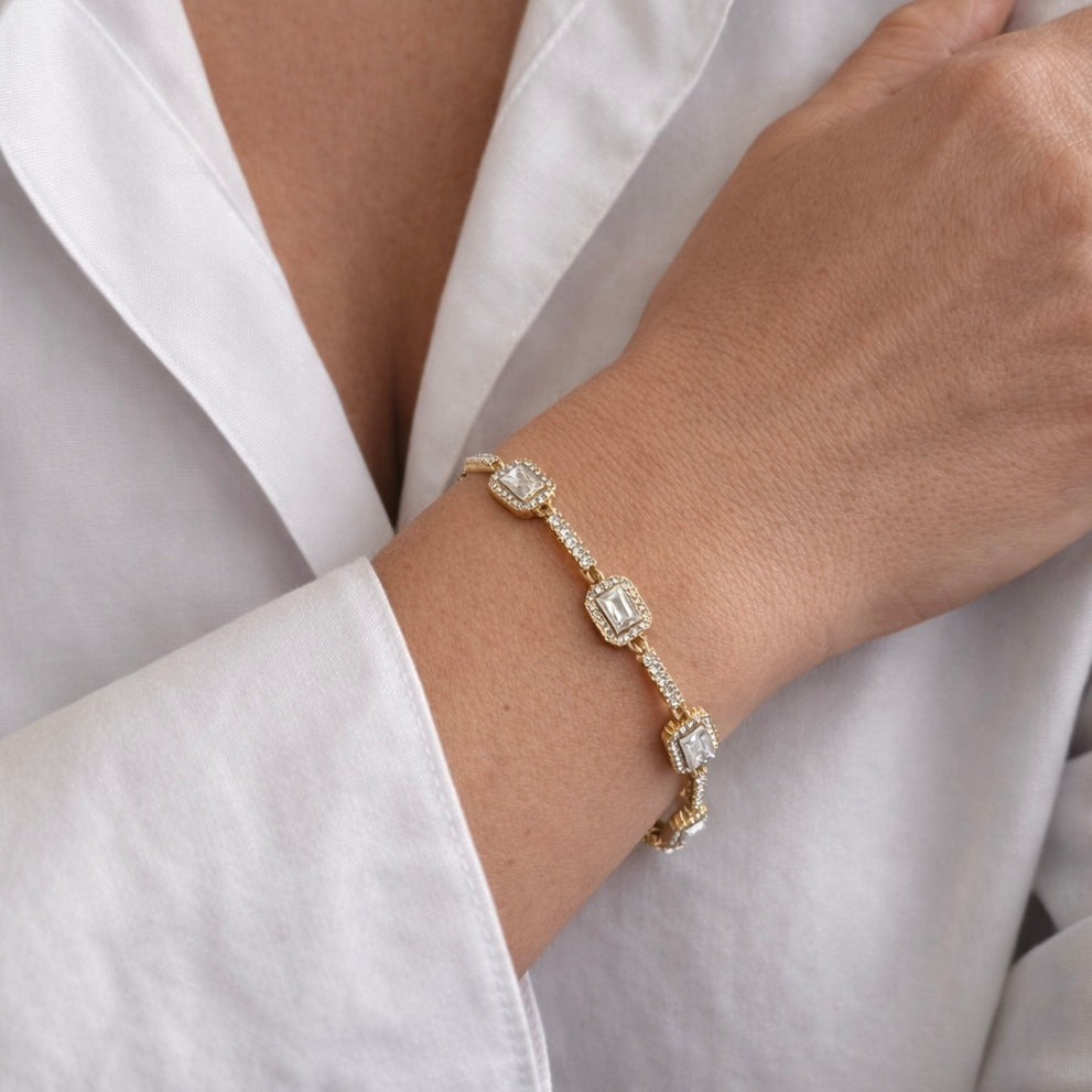 Iris - le bracelet - doré ou argent