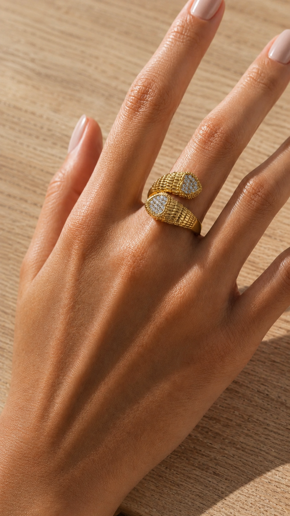 Bague Pienta - doré ou argent