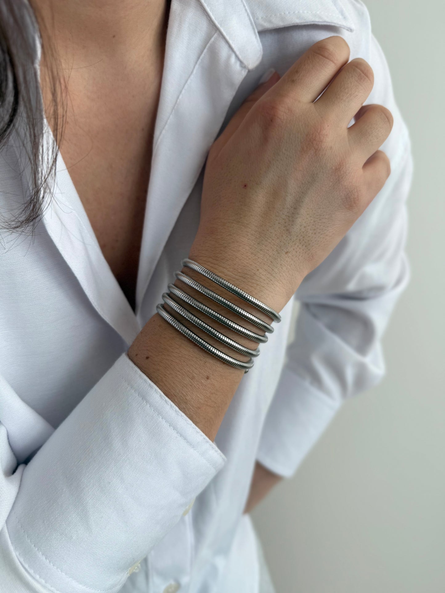 Allone - bracelet multitours - doré ou argent